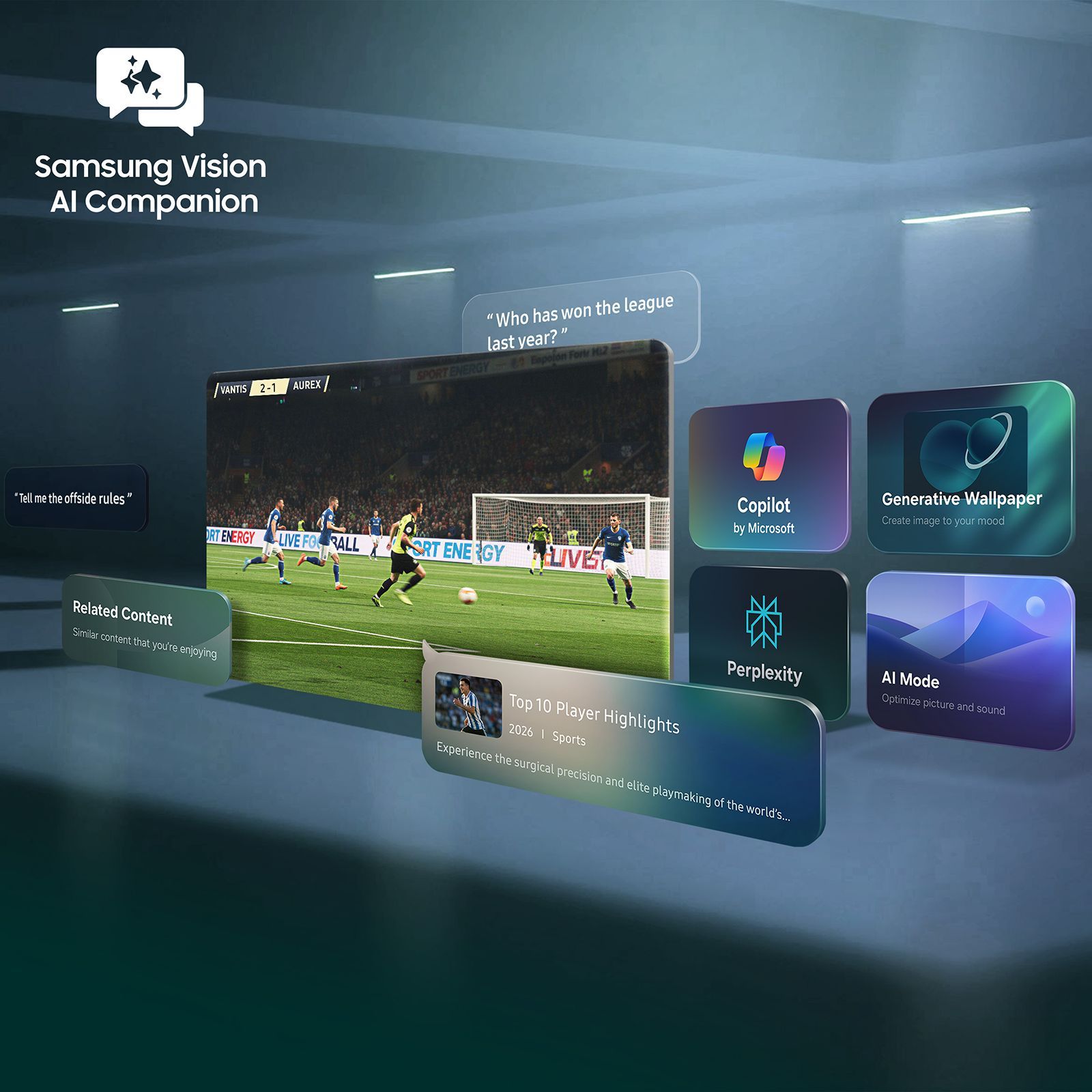 SAMSUNG M71H 109 cm (43 inch) 4K Ultra HD Mini LED Smart Tizen TV with Voice Assistant (2026 Model)_7