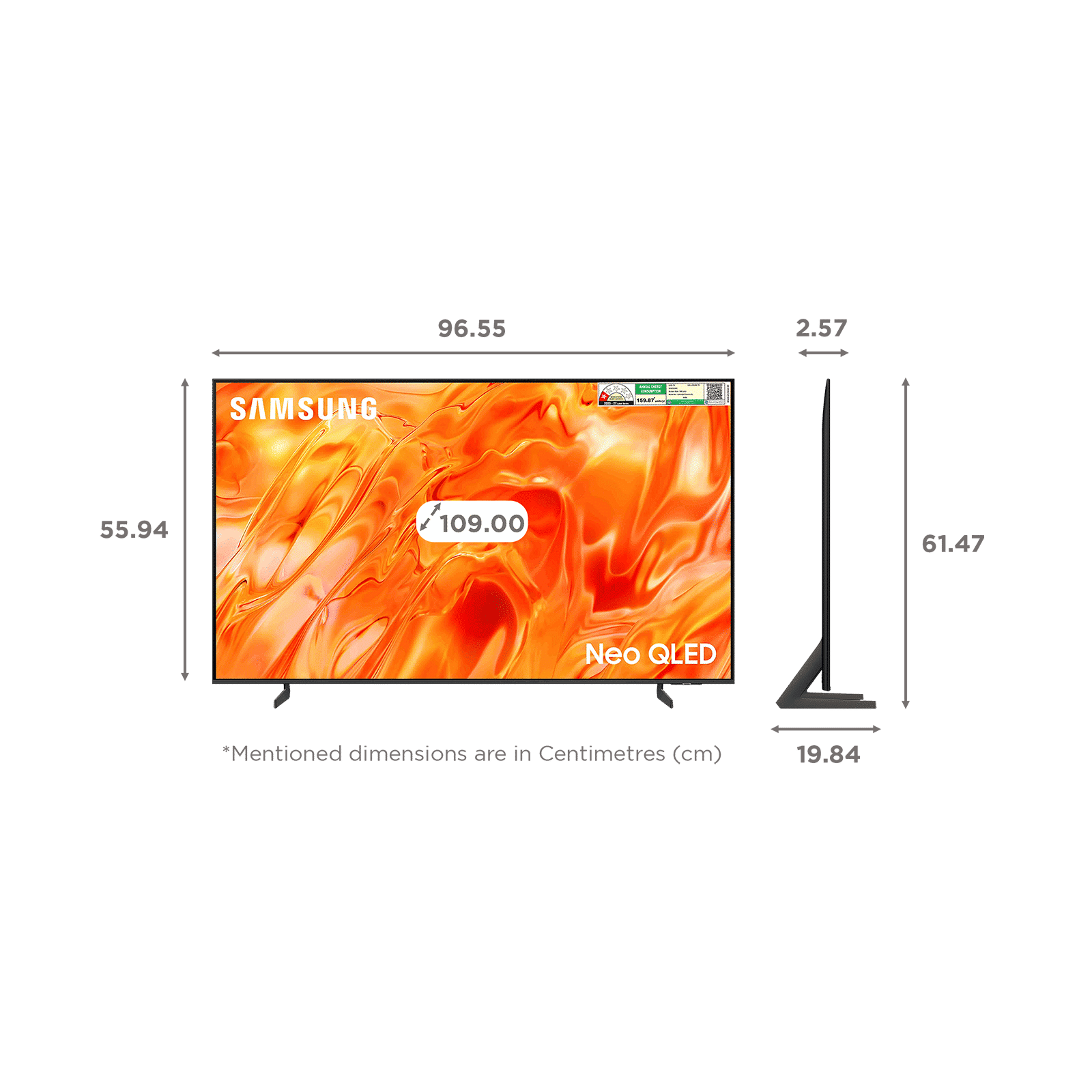 SAMSUNG QN70H 109 cm (43 inch) 1 Star 4K Ultra HD Quantum Mini-LED Neo QLED Smart Tizen TV with Samsung Vision AI Companion (2026 model) SAMSUNG QN70H 109 cm (43 inch) 1 Star 4K Ultra HD Quantum Mini-LED Neo QLED Smart Tizen TV with Samsung Vision AI Companion (2026 model)_2