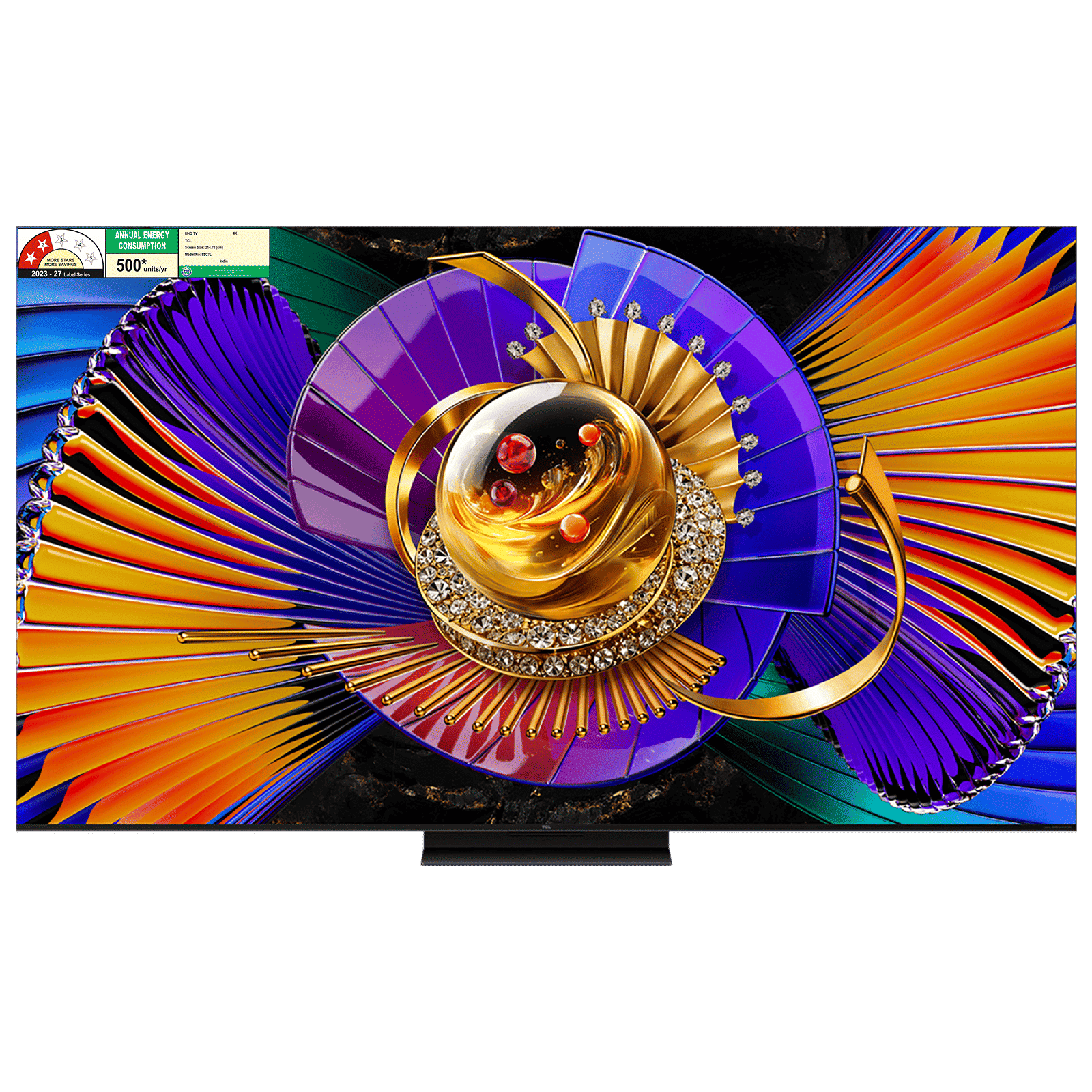 TCL C series 215.9 cm (85 inch) 2 Star SQD-Mini LED 4K Super Ultra HD Smart Google TV with Google Voice Assistant (2026 Model) TCL C series 215.9 cm (85 inch) 2 Star SQD-Mini LED 4K Super Ultra HD Smart Google TV with Google Voice Assistant (2026 Model)_1