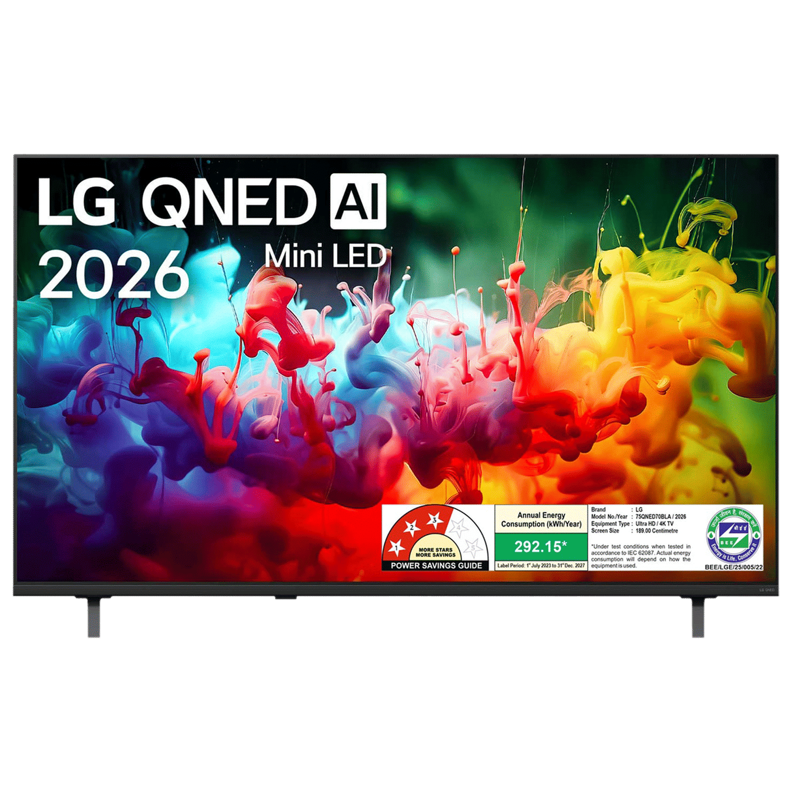 LG QNED70 190 cm (75 inch) QNED Mini LED 4K Ultra HD Smart webOS TV with 4K Super Upscaling (2026 model) LG QNED70 190 cm (75 inch) QNED Mini LED 4K Ultra HD Smart webOS TV with 4K Super Upscaling (2026 model)_1