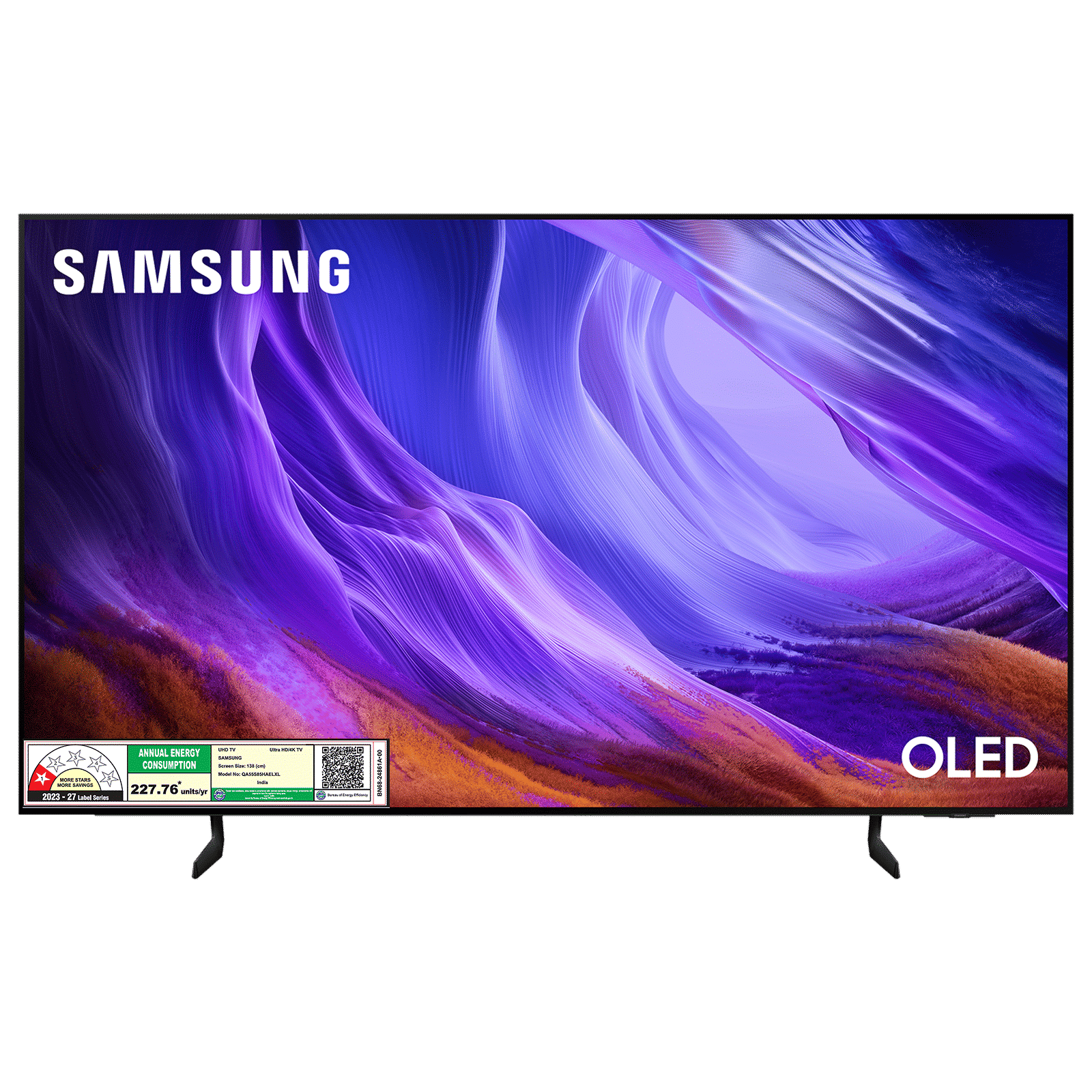 SAMSUNG S85H 140 cm (55 inch) OLED 4K Ultra HD Smart Tizen TV with AI Football Mode (2026 Model)_1