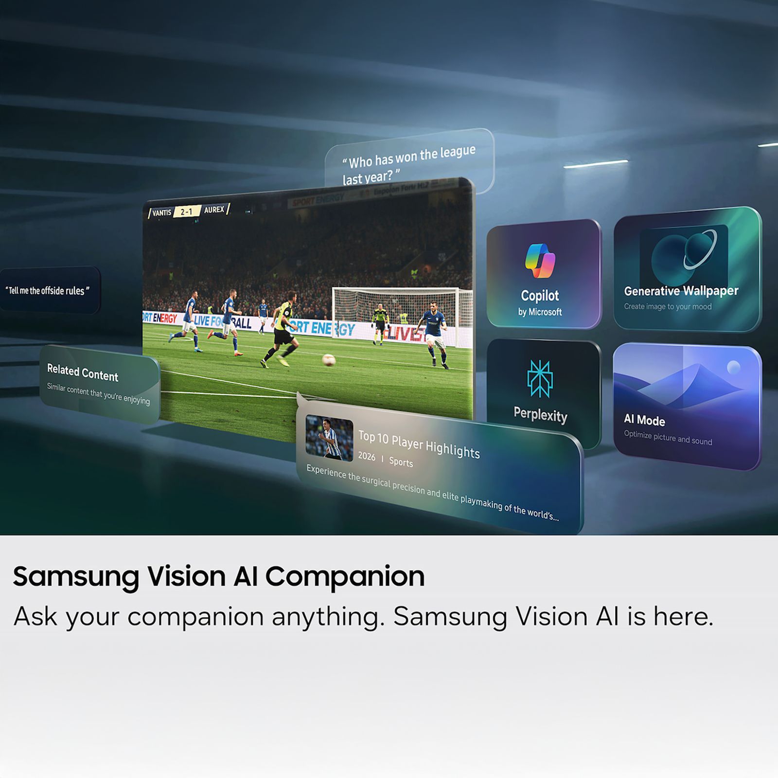 SAMSUNG M80H 140 cm (55 inch) 4K Ultra HD Mini LED Smart Tizen TV with Google Voice Assistant (2026 Model) SAMSUNG M80H 140 cm (55 inch) 4K Ultra HD Mini LED Smart Tizen TV with Google Voice Assistant (2026 Model)_7