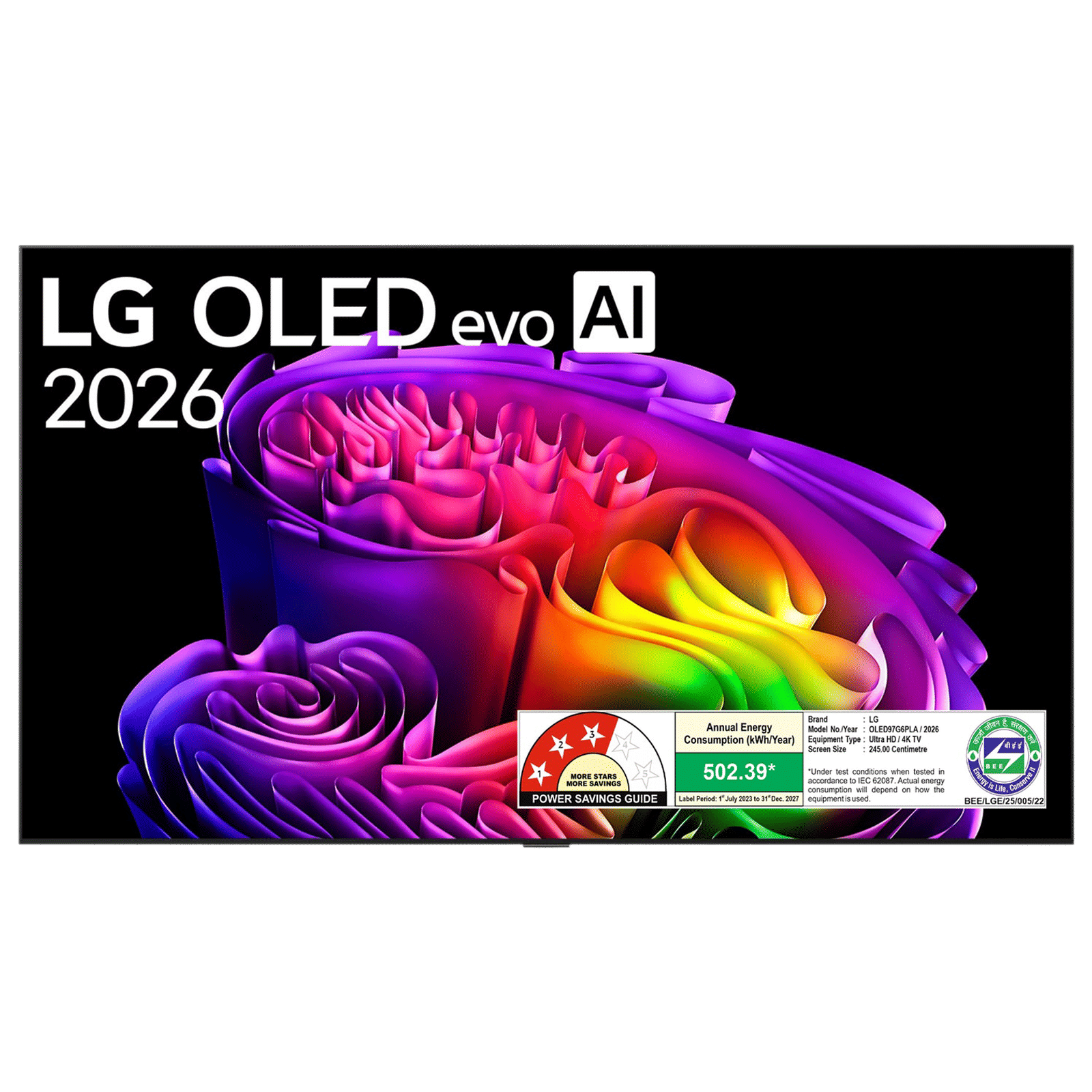 LG evo AI 245 cm (97 inch) OLED 4K Ultra HD Smart webOS TV with Intelligent Voice Recognition (2026 model)_1