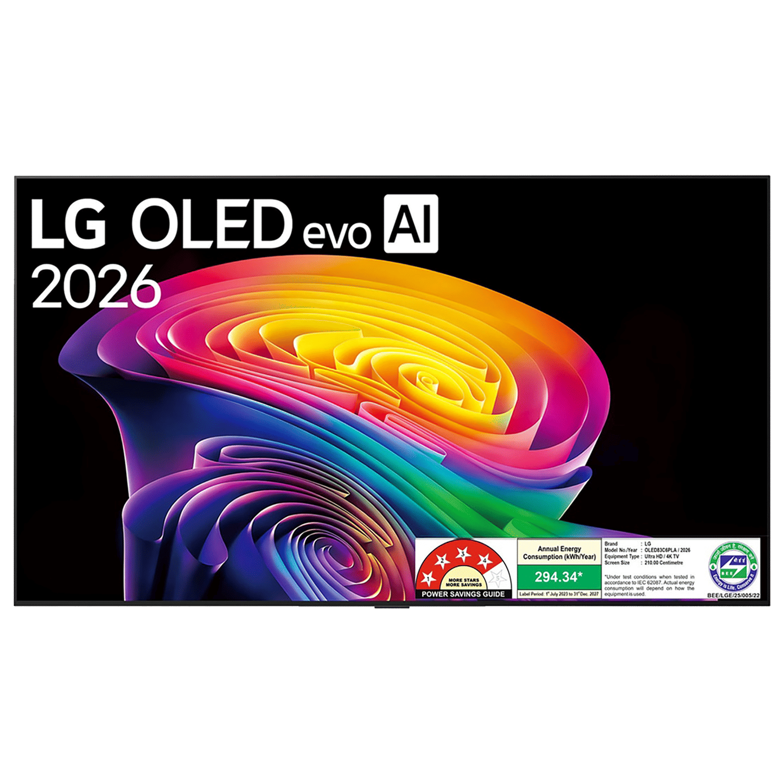 LG evo AI 210 cm (83 inch) 4 Star OLED 4K Ultra HD Smart WebOS TV with Intelligent Voice Recognition (2026 Model)_1