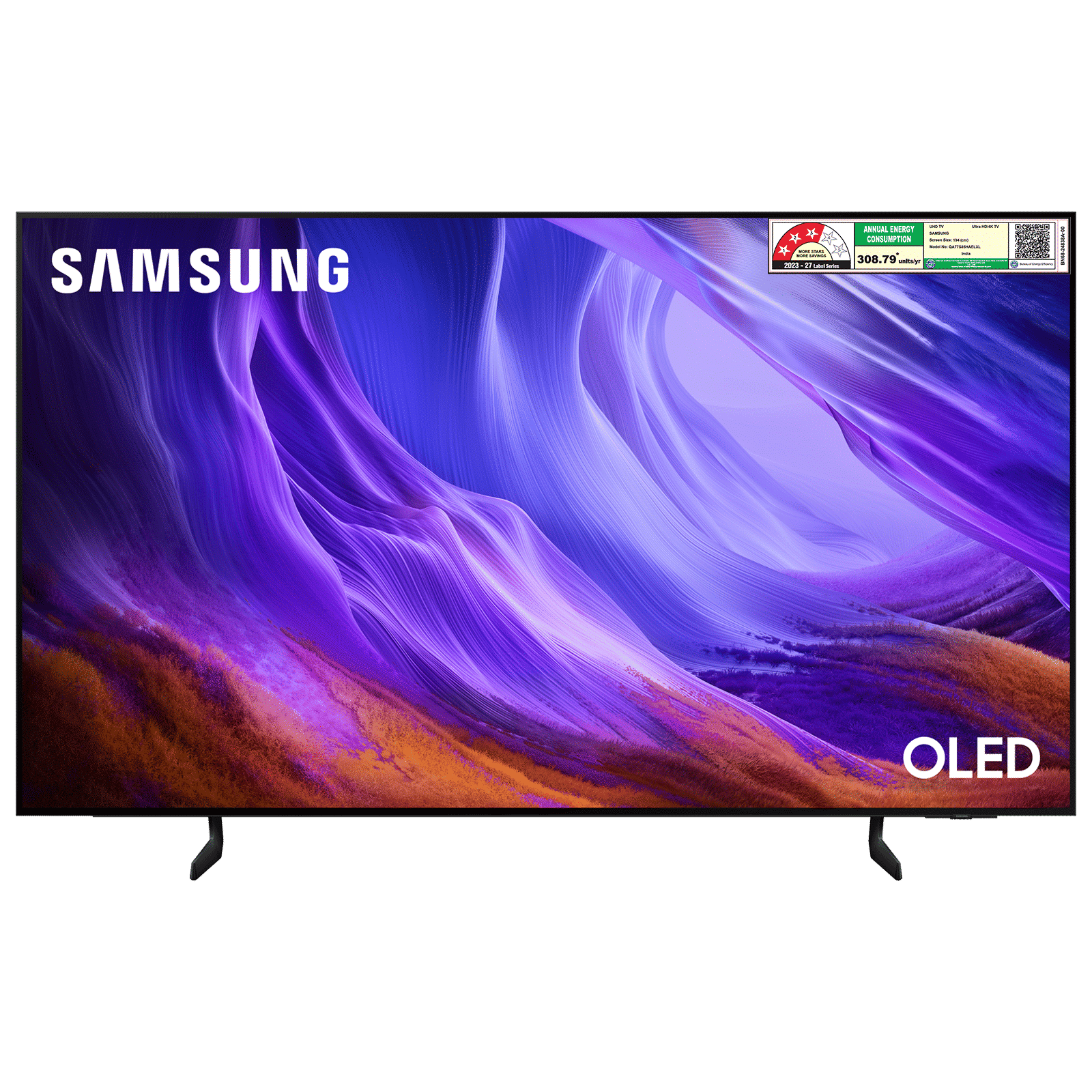 SAMSUNG S85H 195 cm (77 inch) OLED 4K Ultra HD Smart Tizen TV with Google Voice Assistant (2026 Model)_1