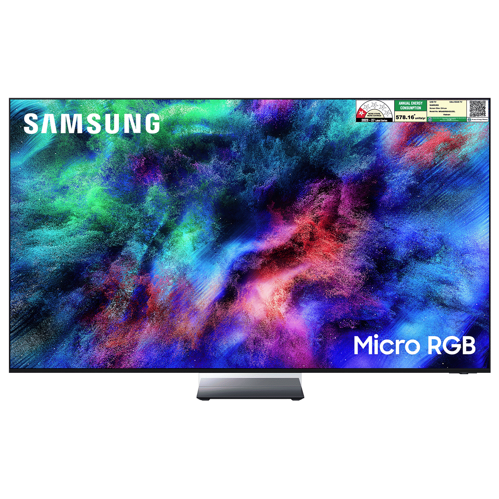 SAMSUNG R95H 215 cm (85 inch) Micro RGB 4K Ultra HD Smart Tizen TV with Google Voice Assistant (2026 Model) SAMSUNG R95H 215 cm (85 inch) Micro RGB 4K Ultra HD Smart Tizen TV with Google Voice Assistant (2026 Model)_1