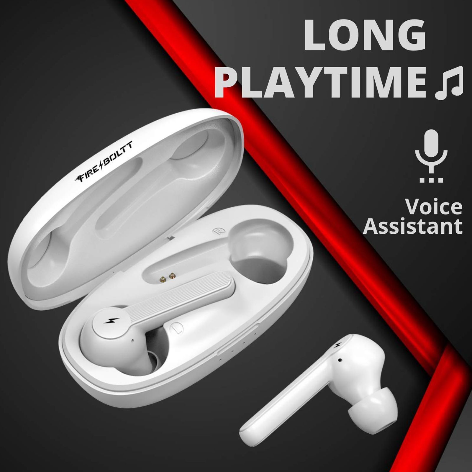 FIRE-BOLTT BE1200 In-Ear Truly Wireless Earbuds with Mic (Bluetooth 5.0, Voice Assistant Supported, White)_8