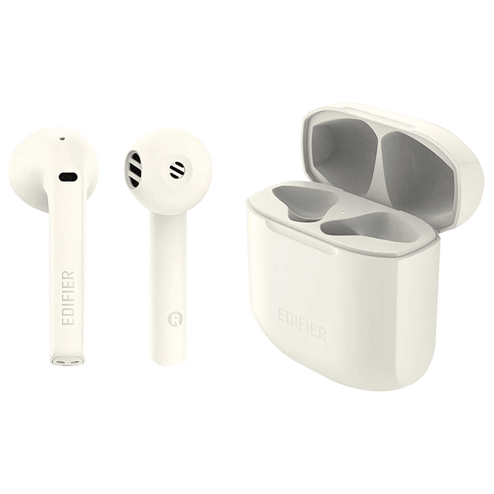 EDIFIER TWS200 Truly Wireless Earbuds With Active Noise Cancellation ( 13mm LCP Diaphragm, Ivory)_3