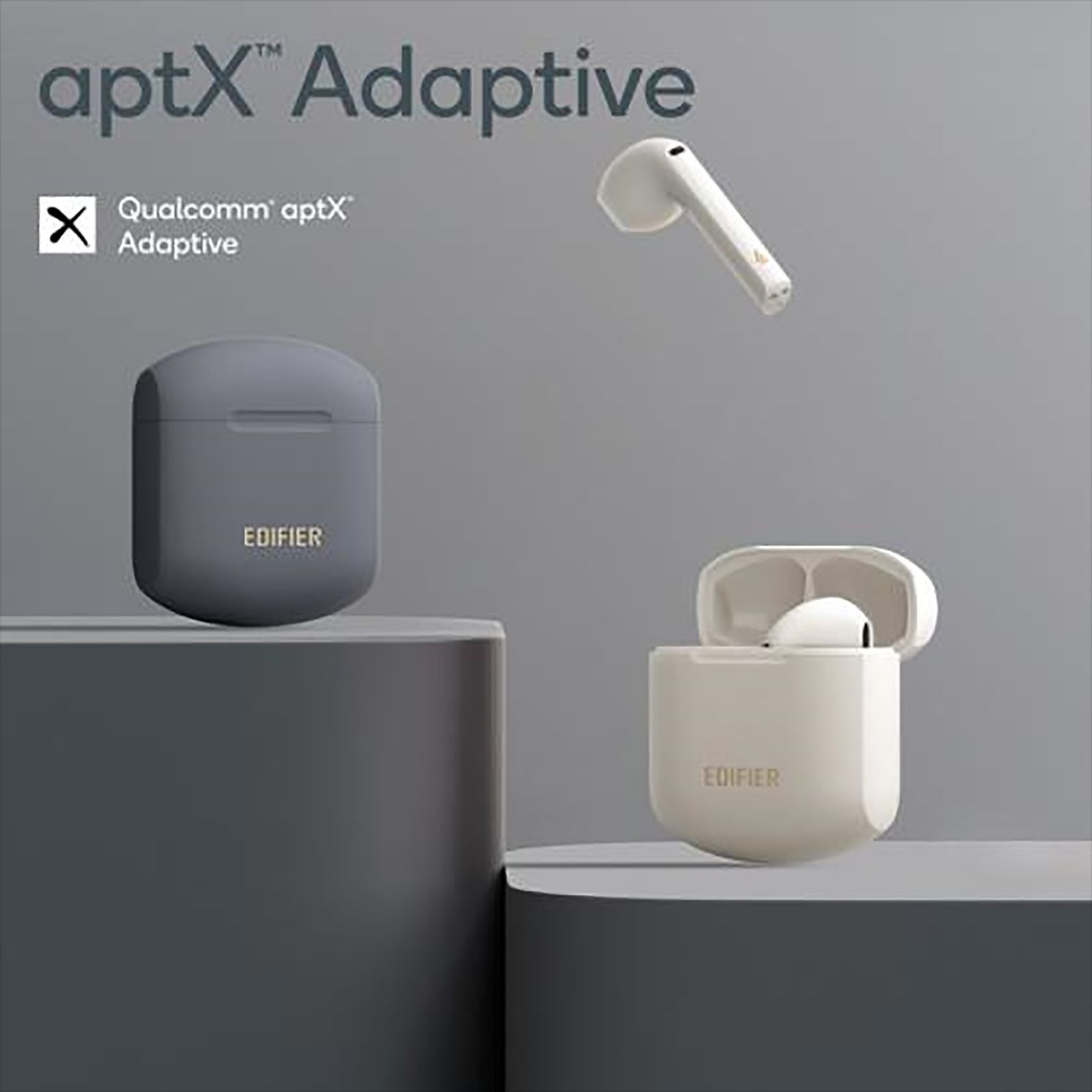 EDIFIER TWS200 Truly Wireless Earbuds With Active Noise Cancellation ( 13mm LCP Diaphragm, Ivory)_4