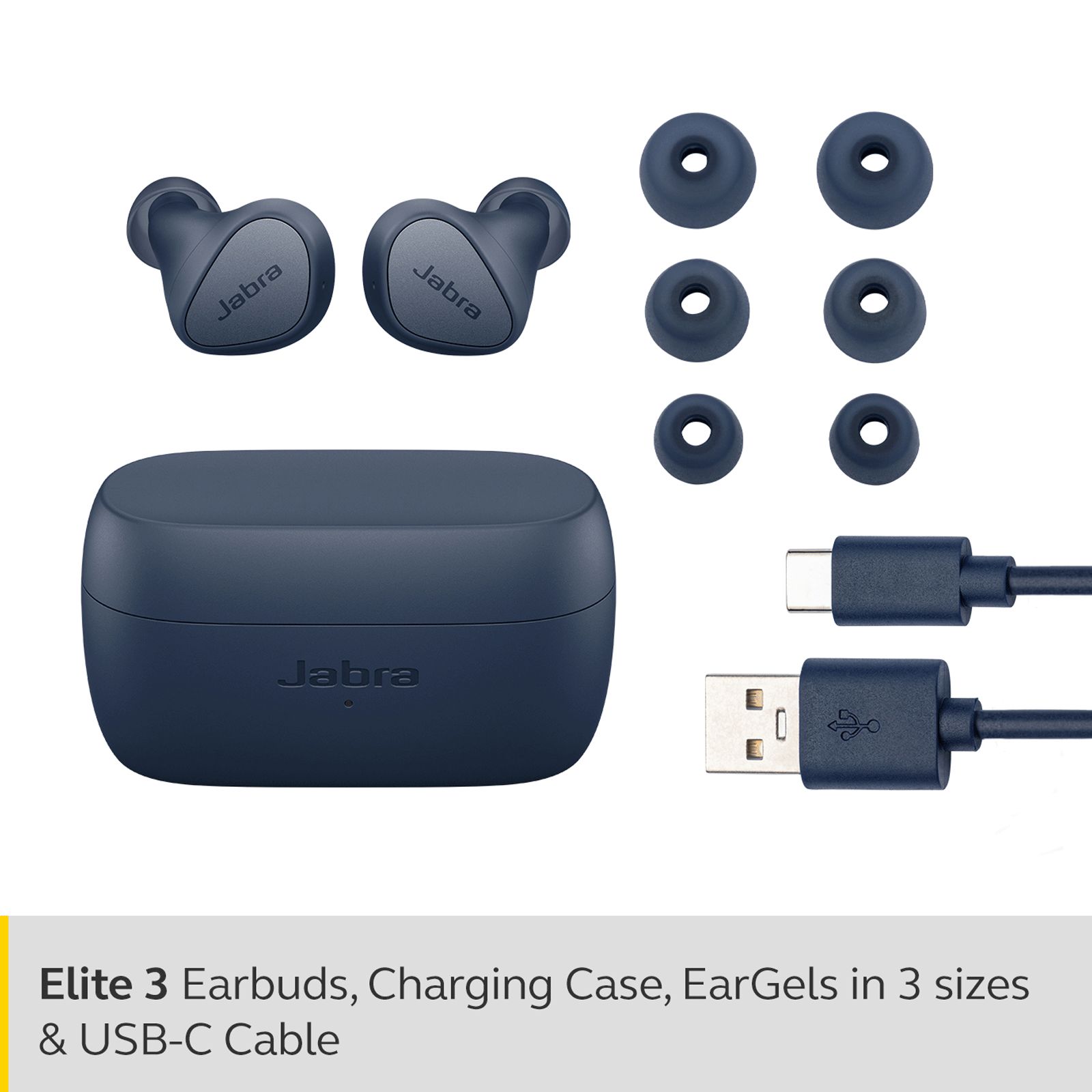 Jabra Elite 3 TWS Earbuds with Passive Noise Cancellation (IP55 Water Resistant, 28 Hours Playback, Navy Blue)_6