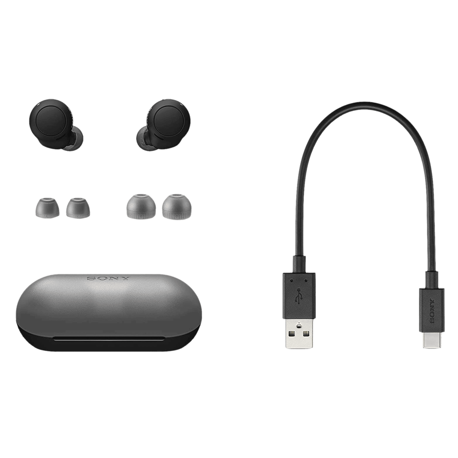 SONY WF-C500 92483281 TWS Earbuds (IPX4 Splashes, Sweat & Water Resistant, 20 Hours Playback, Black)_5