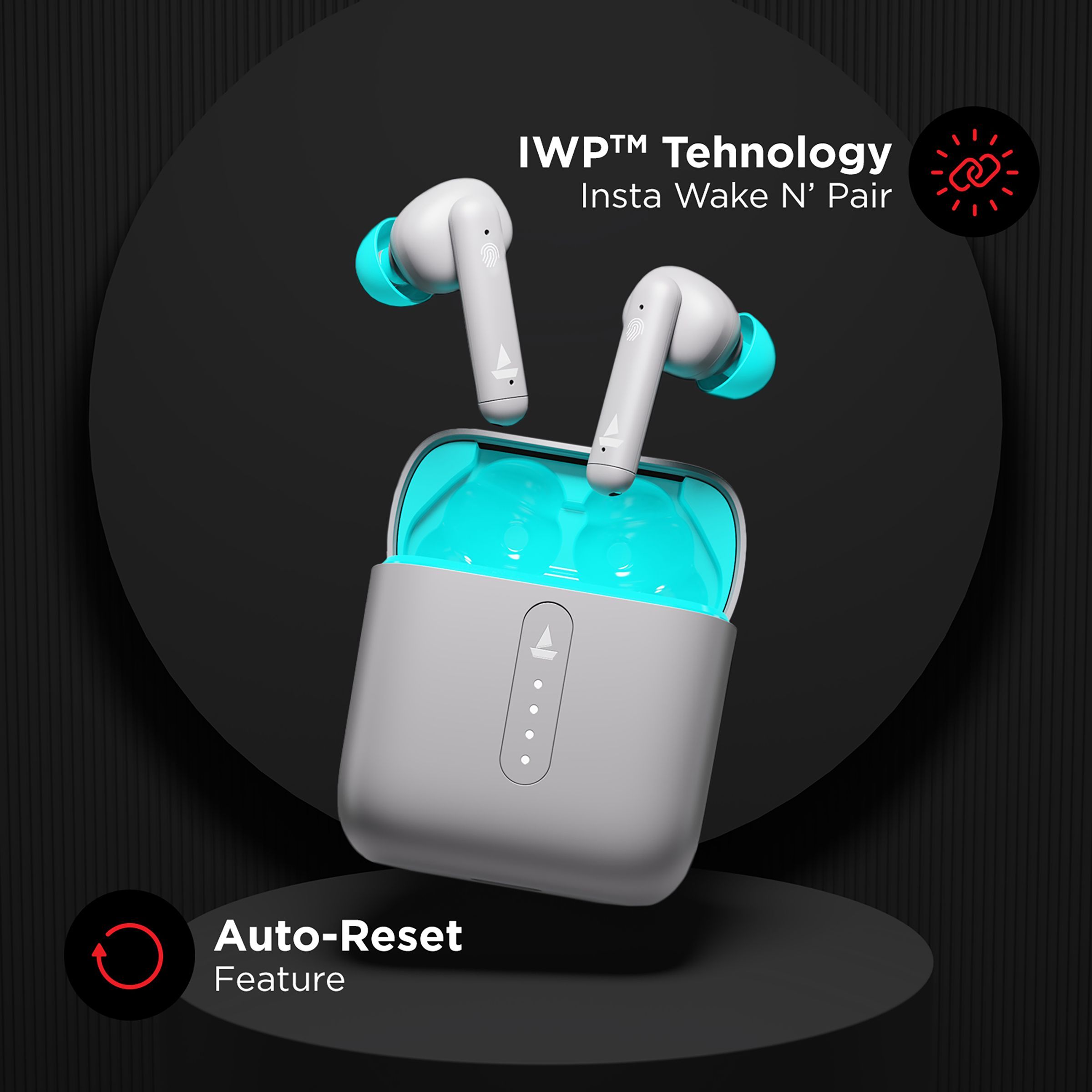 boAt Airdopes 148 TWS Earbuds with Environmental Noise Cancellation (IPX4 Sweat & Water Resistant, 42 Hours Playtime, Cyan Cider) boAt Airdopes 148 TWS Earbuds with Environmental Noise Cancellation (IPX4 Sweat & Water Resistant, 42 Hours Playtime, Cyan Cider)_7