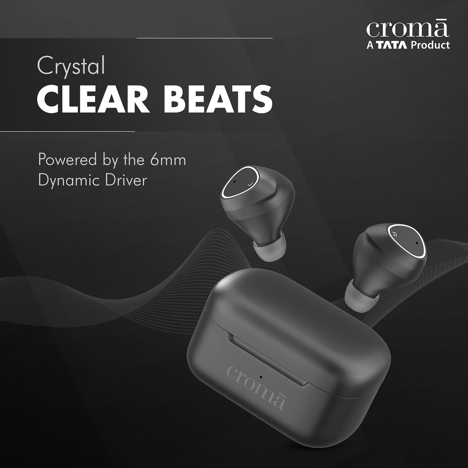 Croma TWS Earbuds with Noise Isolation (Sweat Resistant, 15 Hours Playback, Black)_12