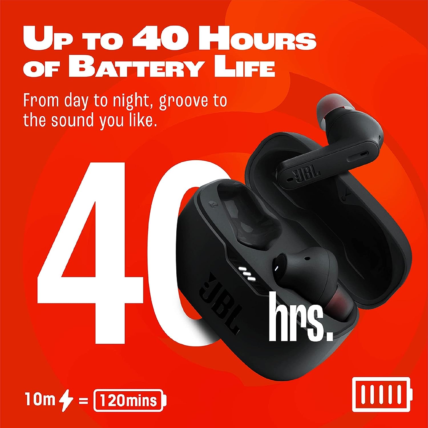 JBL Tune 230NC JBLT230NCTWSBLK TWS Earbuds with Active Noise Cancellation (Sweat & Water Resistant, 40 Hours Playback, Black)_14