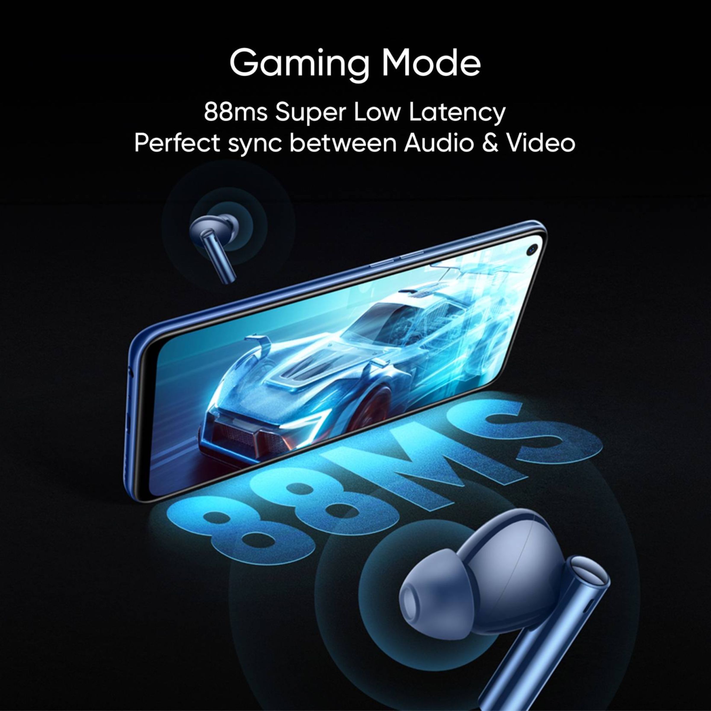 realme Buds Air 3 RMA2105 TWS Earbuds with Active Noise Cancellation (IPX5 Water Resistant, 30 Hours Playtime, Starry Blue)_9