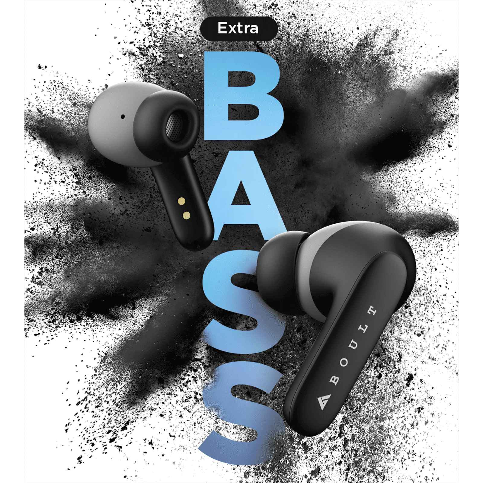 GOBOULT AirBass Y1 TWS Earbuds (IPX5 Water Resistant, Upto 40 Hours Playback, Black)_15
