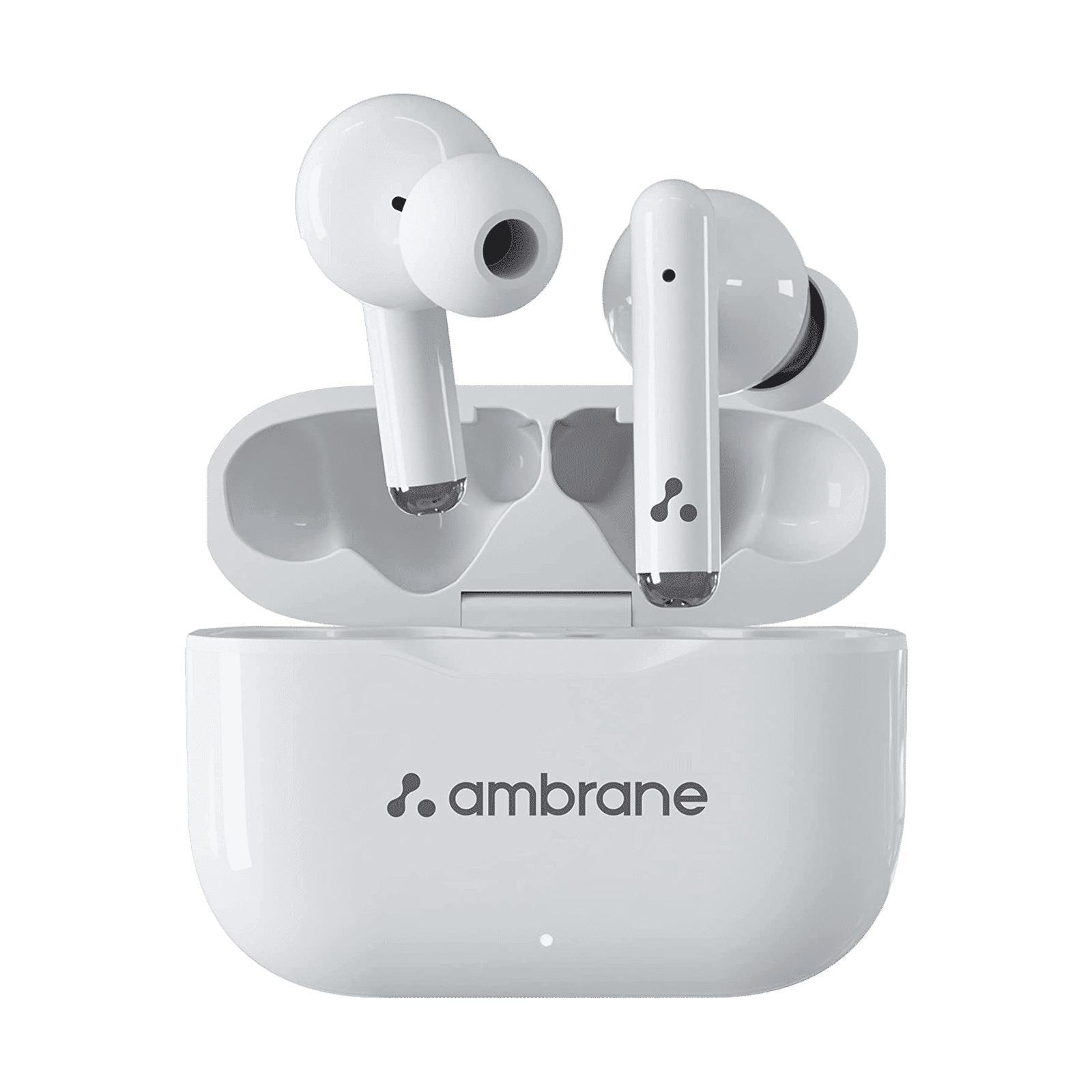ambrane Dots 38 TWS Earbuds (IPX4 Water Resistant, 19 Hours Playtime, White) ambrane Dots 38 TWS Earbuds (IPX4 Water Resistant, 19 Hours Playtime, White)_1