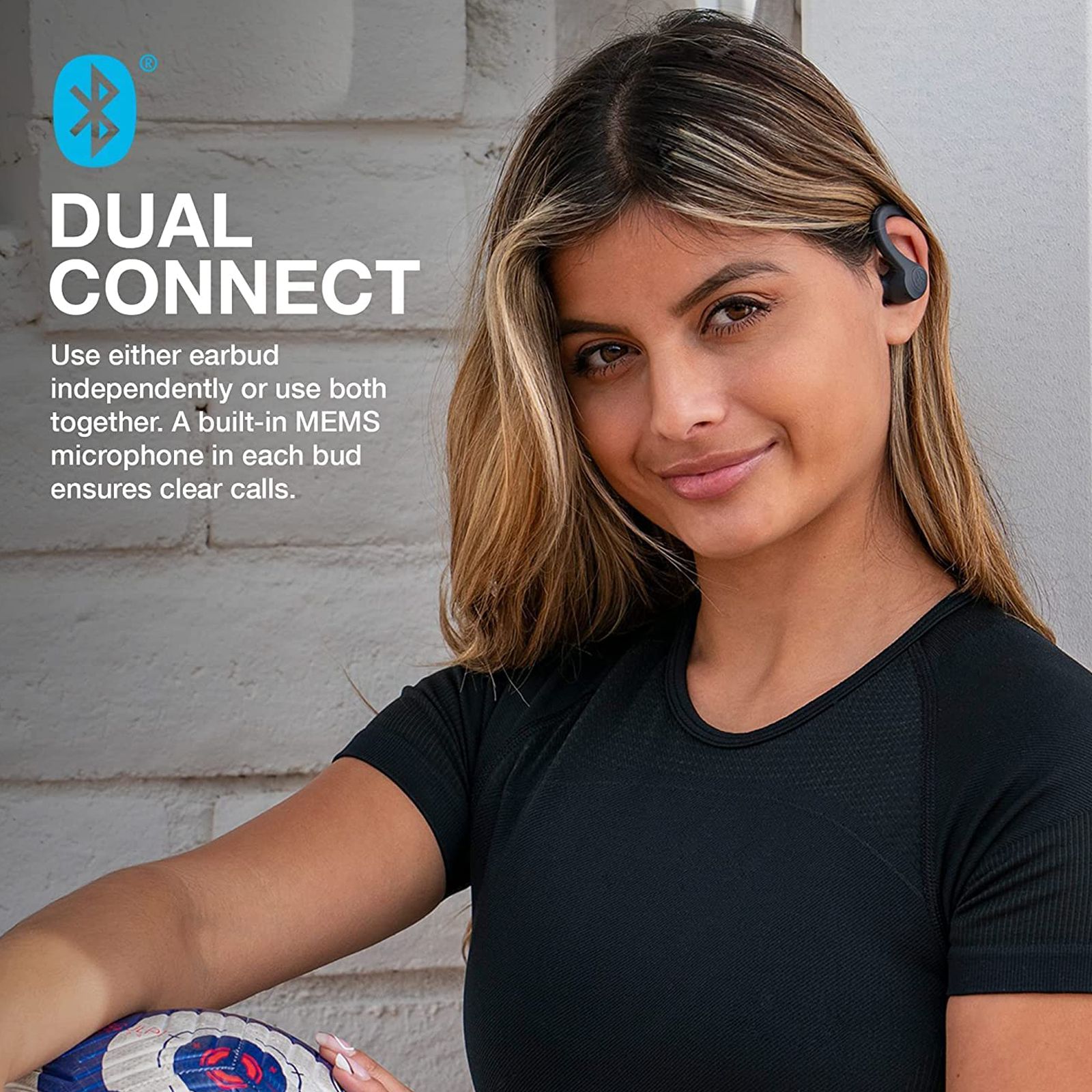 JLAB Go Air Sport IEUEBGAIRSPRTRBLK1 TWS Earbuds (IP55 Water & Sweat Resistant, 32 Hours Playback, Graphite)_10