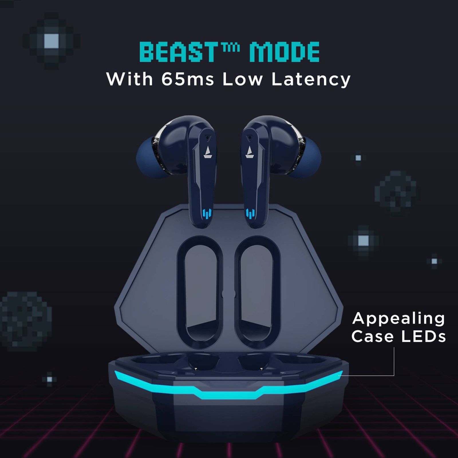 boAt Airdopes 191G TWS Earbuds (IPX5 Water Resistance, Quad Mics, Sports Blue)_6