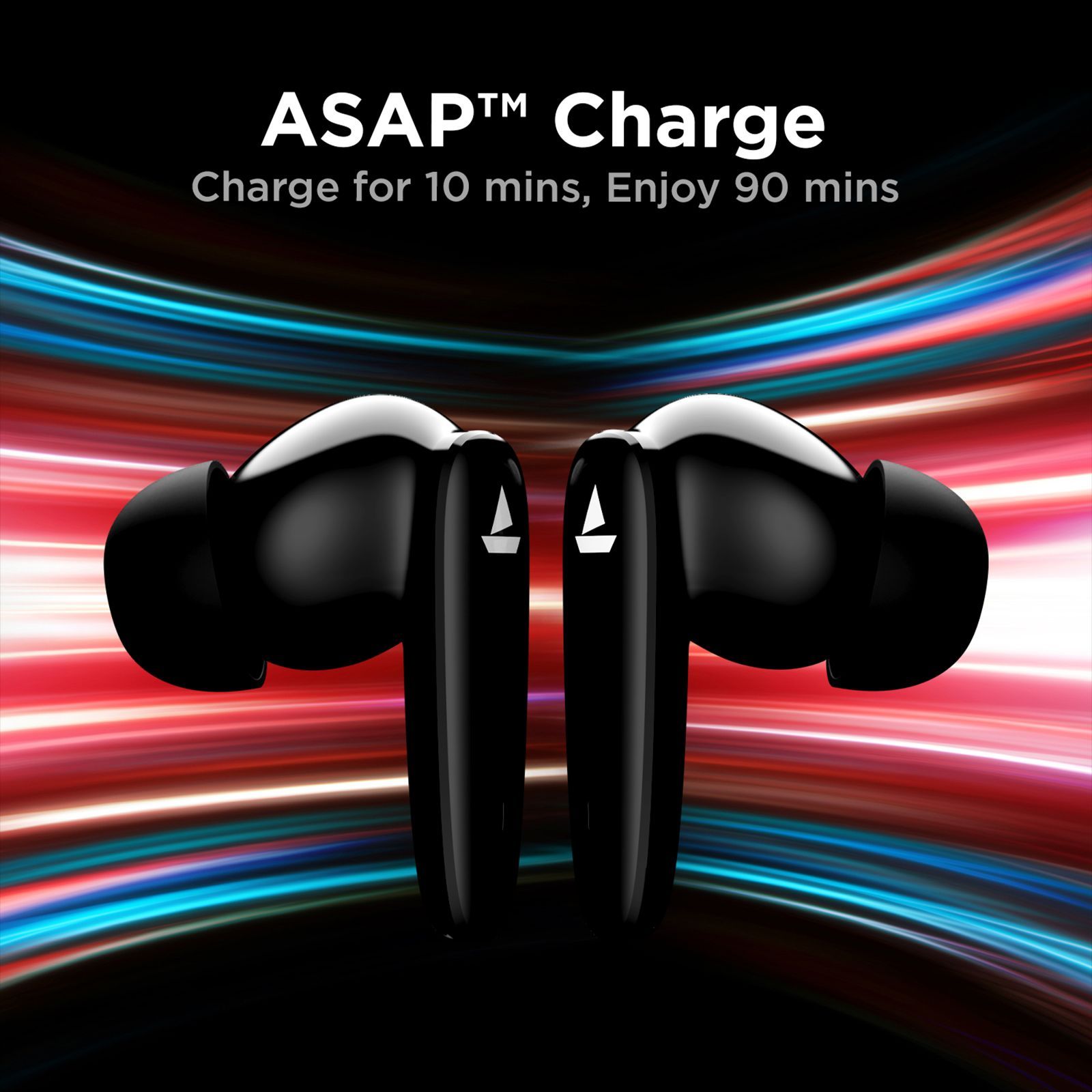 boAt Airdopes 183 TWS Earbuds with Environmental Noise Cancellation (IPX4 Sweat Resistant, ASAP Charge, Space Black)_3