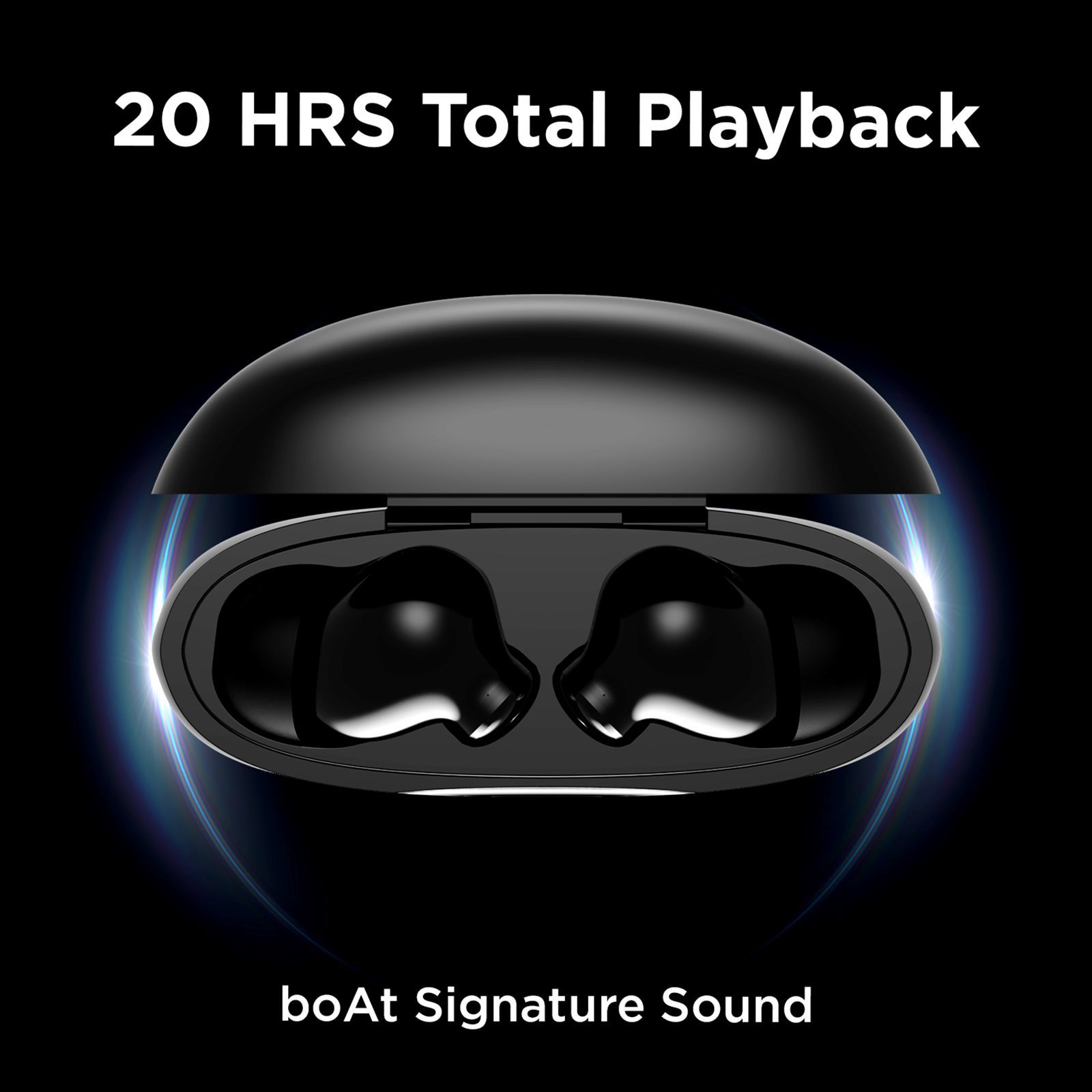 boAt Airdopes 183 TWS Earbuds with Environmental Noise Cancellation (IPX4 Sweat Resistant, ASAP Charge, Space Black)_4