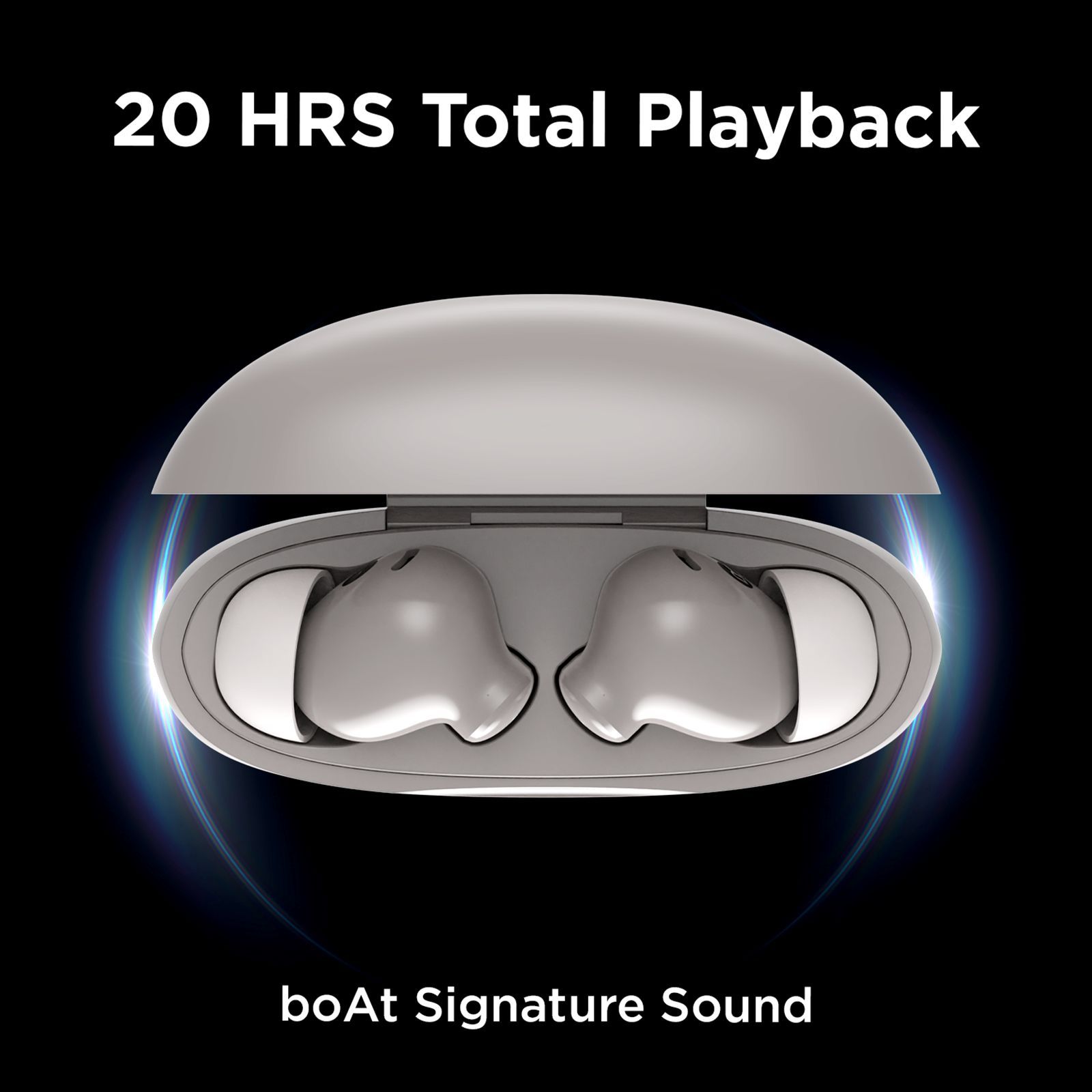 boAt Airdopes 183 TWS Earbuds with Environmental Noise Cancellation (IPX4 Sweat Resistant, ASAP Charge, Mercurial Grey)_4