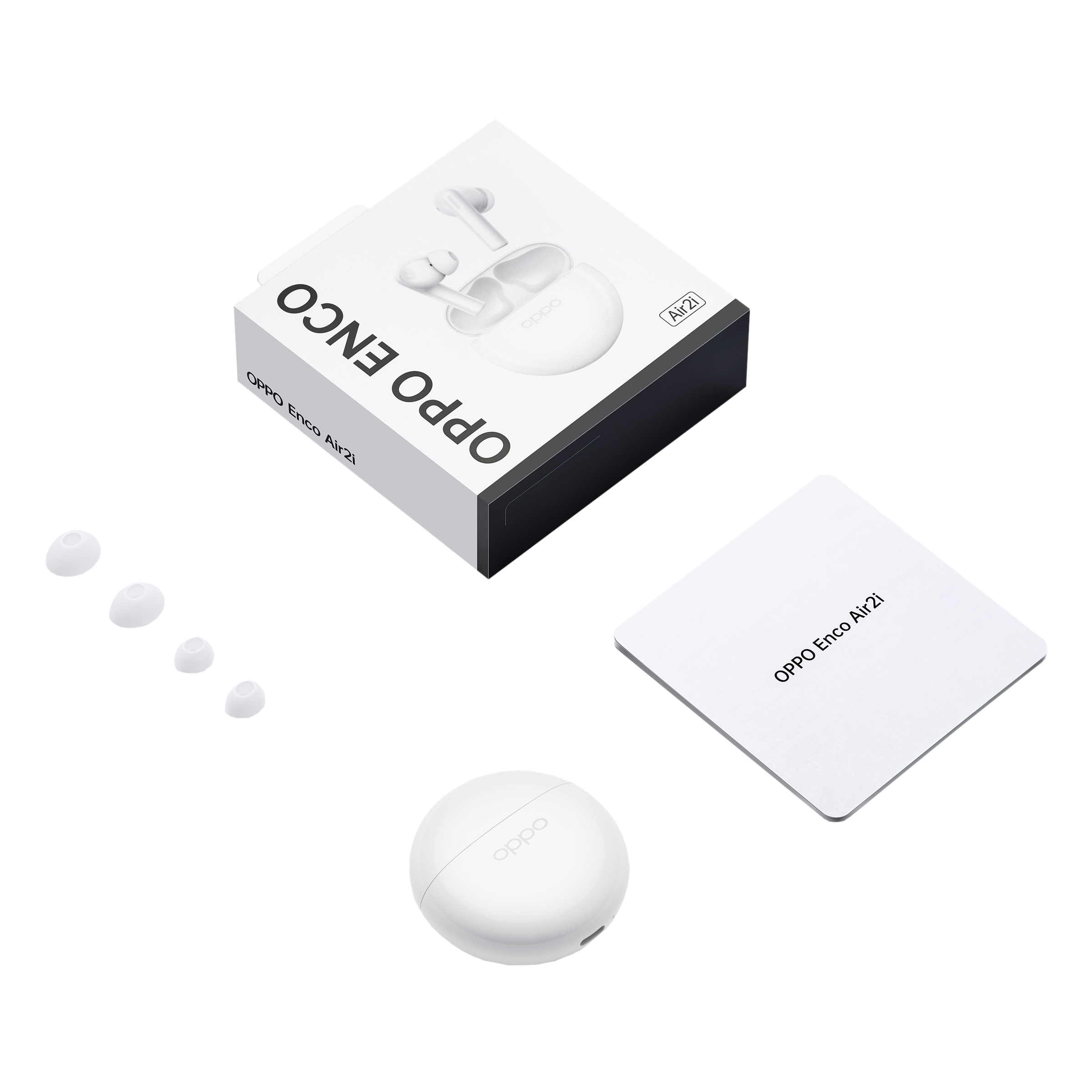 oppo Enco Air2i ETE41 TWS Earbuds with AI Noise Cancellation (IPX4 Dust & Water Resistant, 28 Hours Playtime, White)_7