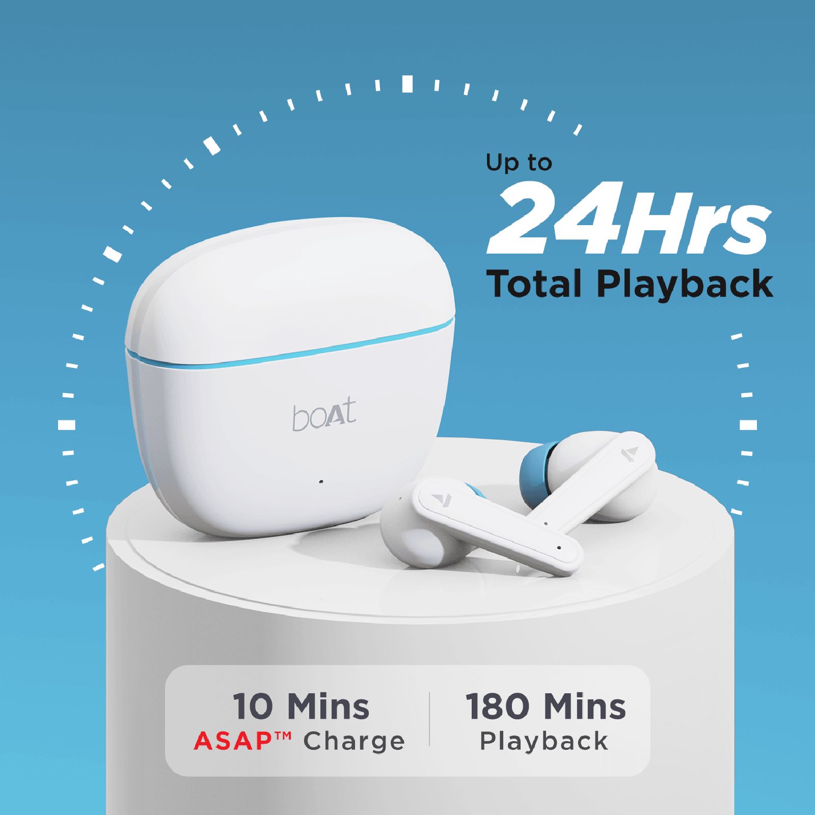 boAt Airdopes 113 TWS Earbuds (IPX4 Sweat Resistance, Beast Mode, Pearl White)_5