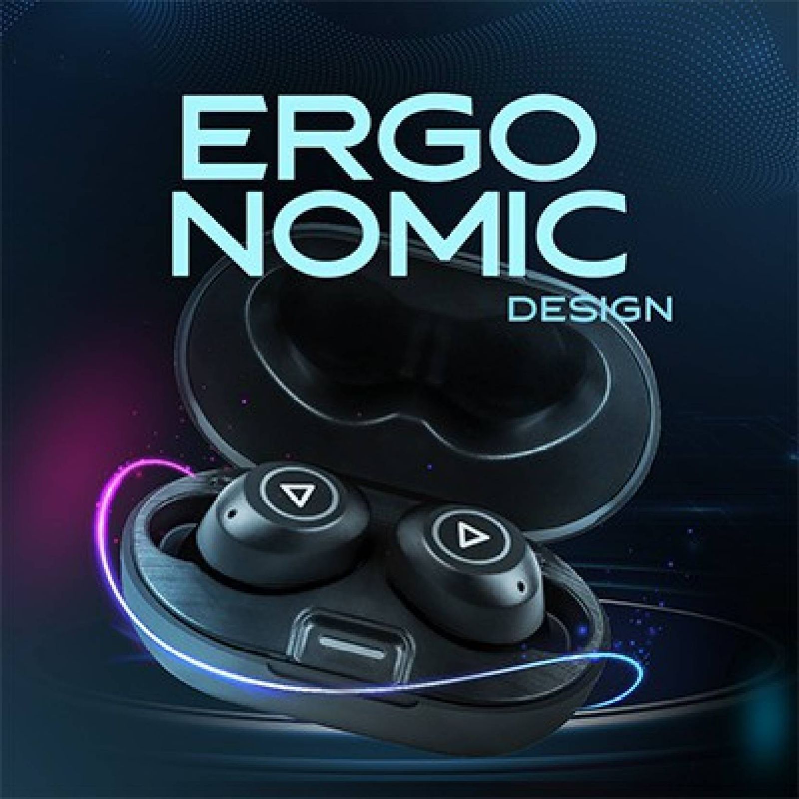 Hungama HiLife Bounce 101 TWS Earbuds (IPX4 Water Resistant, Upto 30 Hours Playback, Black) Hungama HiLife Bounce 101 TWS Earbuds (IPX4 Water Resistant, Upto 30 Hours Playback, Black)_7