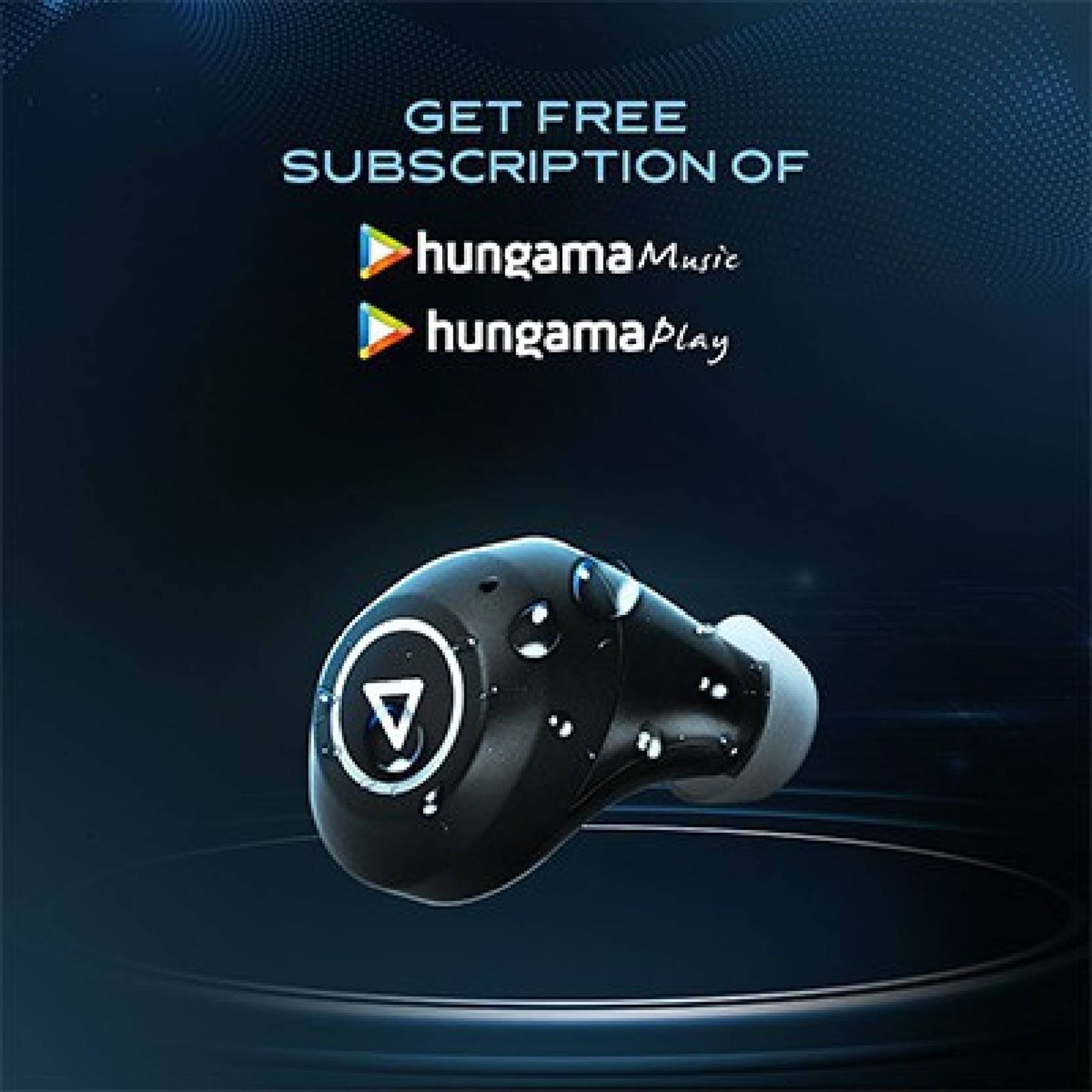 Hungama HiLife Bounce 101 TWS Earbuds (IPX4 Water Resistant, Upto 30 Hours Playback, Black) Hungama HiLife Bounce 101 TWS Earbuds (IPX4 Water Resistant, Upto 30 Hours Playback, Black)_5