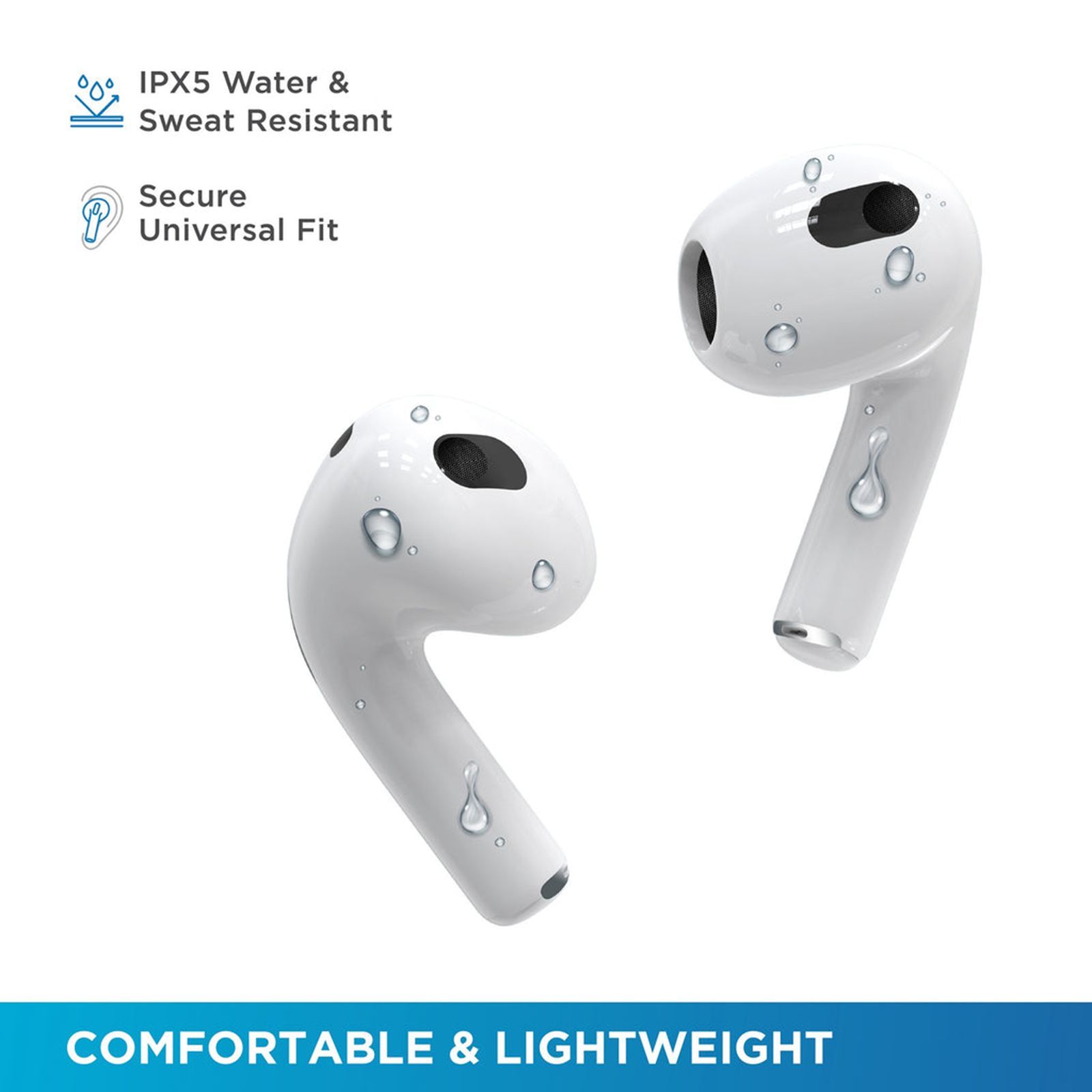 urbn Beat 600 TWS Earbuds with Noise Isolation (IPX5 Water & Sweat Resistant, Upto 20 Hours Playback, White) urbn Beat 600 TWS Earbuds with Noise Isolation (IPX5 Water & Sweat Resistant, Upto 20 Hours Playback, White)_4