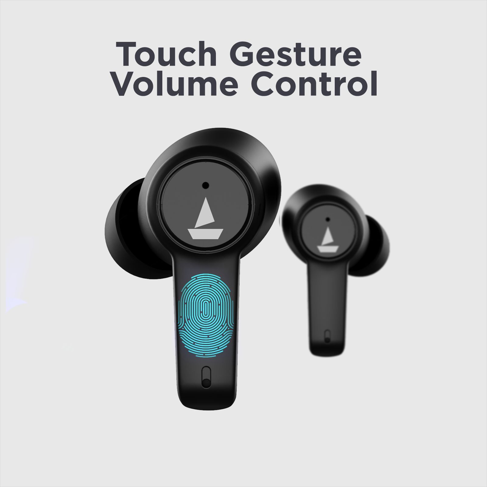 boAt Airdopes 418 TWS Earbuds with Active Noise Cancellation (IPX4 Water Resistant, IWP Technology, Black Storm)_6