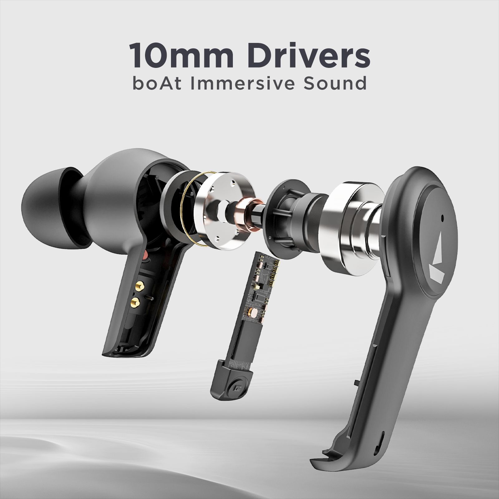 boAt Airdopes 418 TWS Earbuds with Active Noise Cancellation (IPX4 Water Resistant, IWP Technology, Black Storm)_4