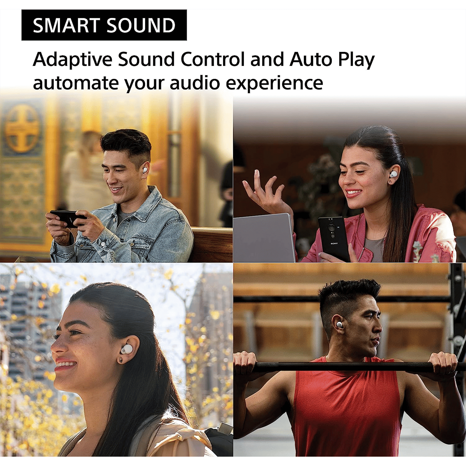 SONY LinkBuds S WF-LS900N/BCIN TWS Earbuds with Active Noise Cancellation (IPX4 Waterproof, 360 Reality Audio, Black)_5