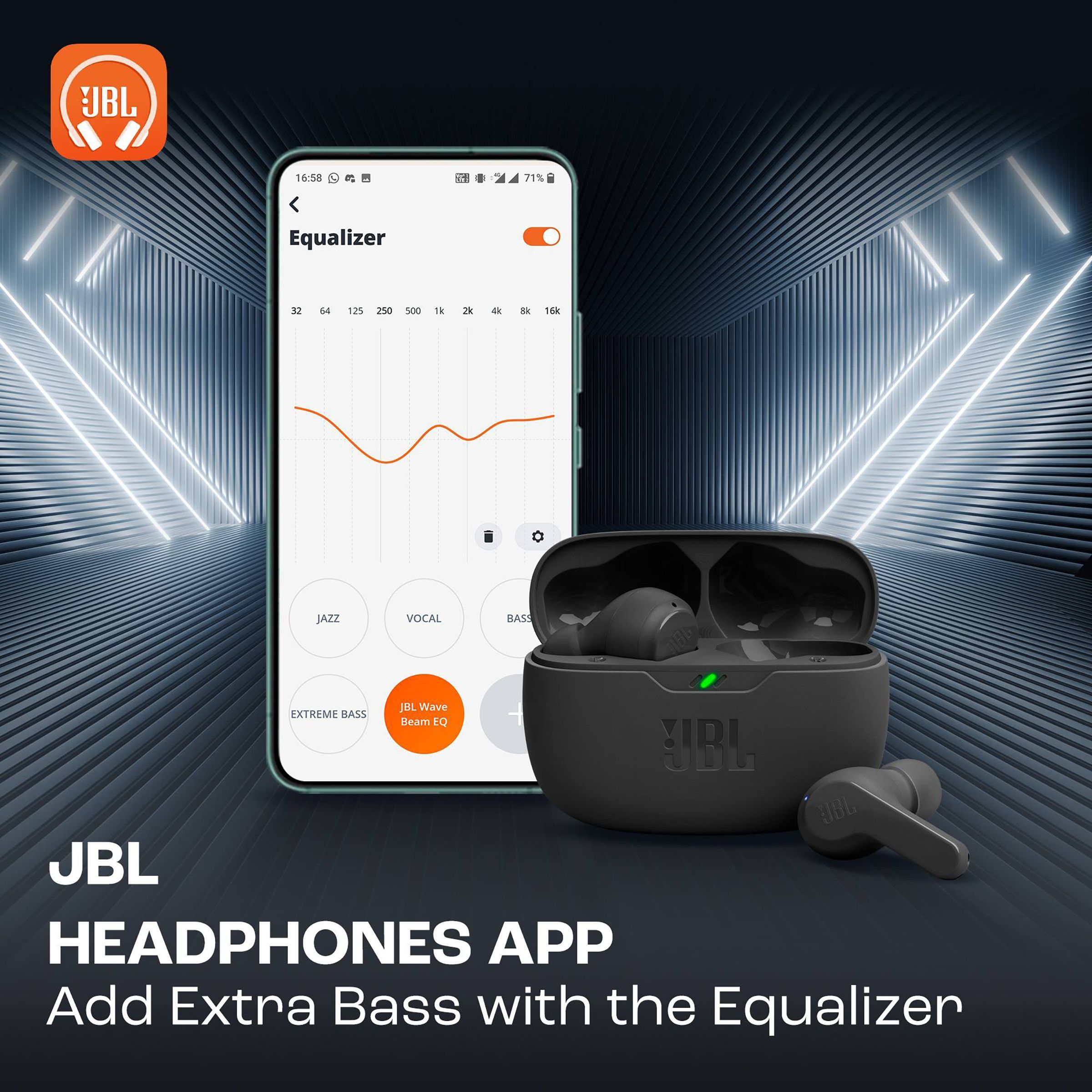 JBL Wave Beam TWS Earbuds with Noise Isolation (IP54 Water Resistant, Deep Bass Sound, Black) JBL Wave Beam TWS Earbuds with Noise Isolation (IP54 Water Resistant, Deep Bass Sound, Black)_17