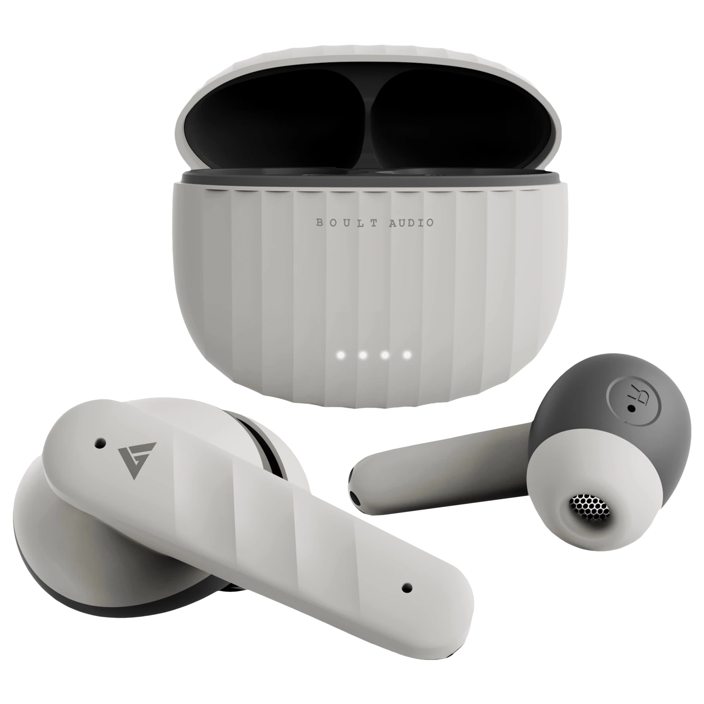 GOBOULT Airbass X45 TWS Earbuds with Environmental Noise Cancellation (IPX5 Water Resistant, 40 Hours Playtime, Grey) GOBOULT Airbass X45 TWS Earbuds with Environmental Noise Cancellation (IPX5 Water Resistant, 40 Hours Playtime, Grey)_1