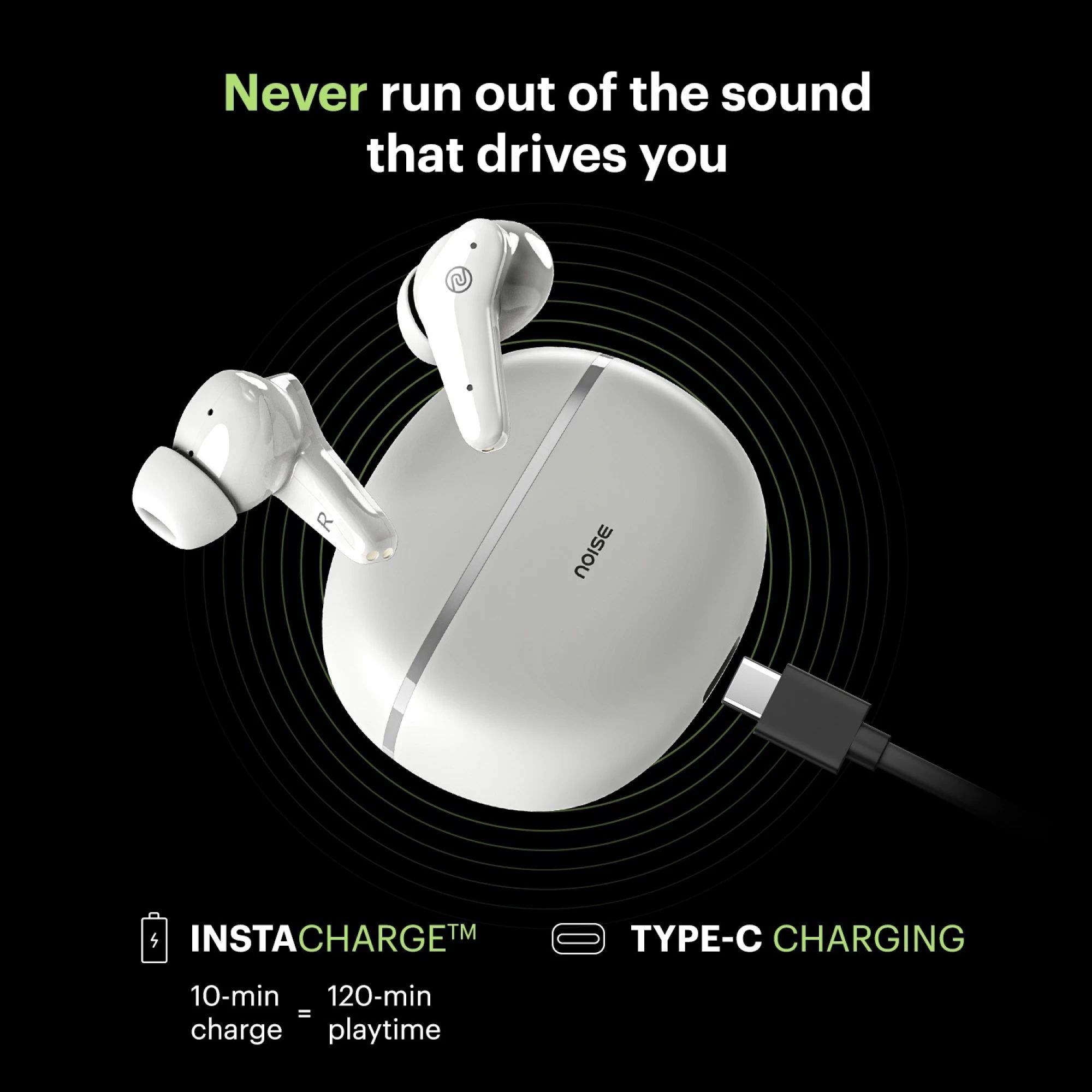 noise Buds VS102 Plus TWS Earbuds with Environmental Noise Cancellation (IPX5 Water Resistant, 11mm Driver, Snow White) noise Buds VS102 Plus TWS Earbuds with Environmental Noise Cancellation (IPX5 Water Resistant, 11mm Driver, Snow White)_4
