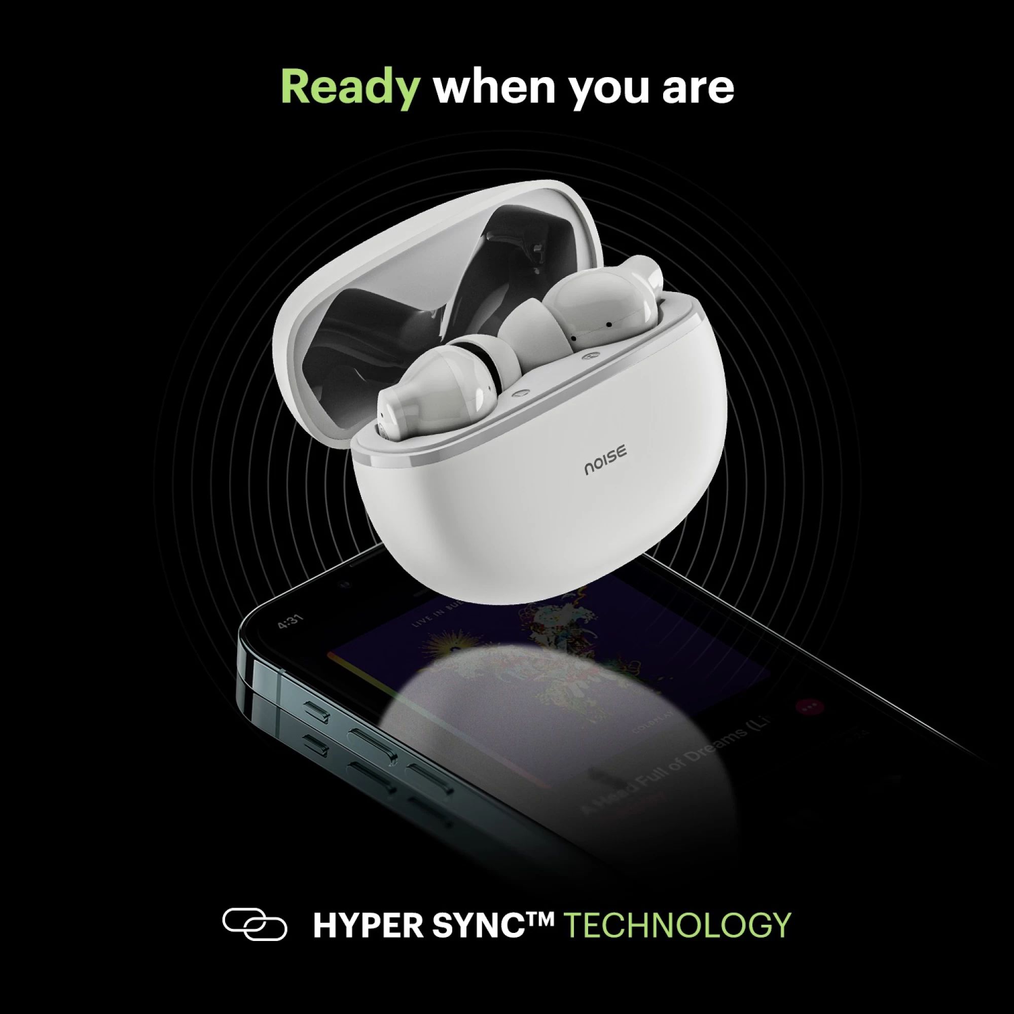 noise Buds VS102 Plus TWS Earbuds with Environmental Noise Cancellation (IPX5 Water Resistant, 11mm Driver, Snow White) noise Buds VS102 Plus TWS Earbuds with Environmental Noise Cancellation (IPX5 Water Resistant, 11mm Driver, Snow White)_5