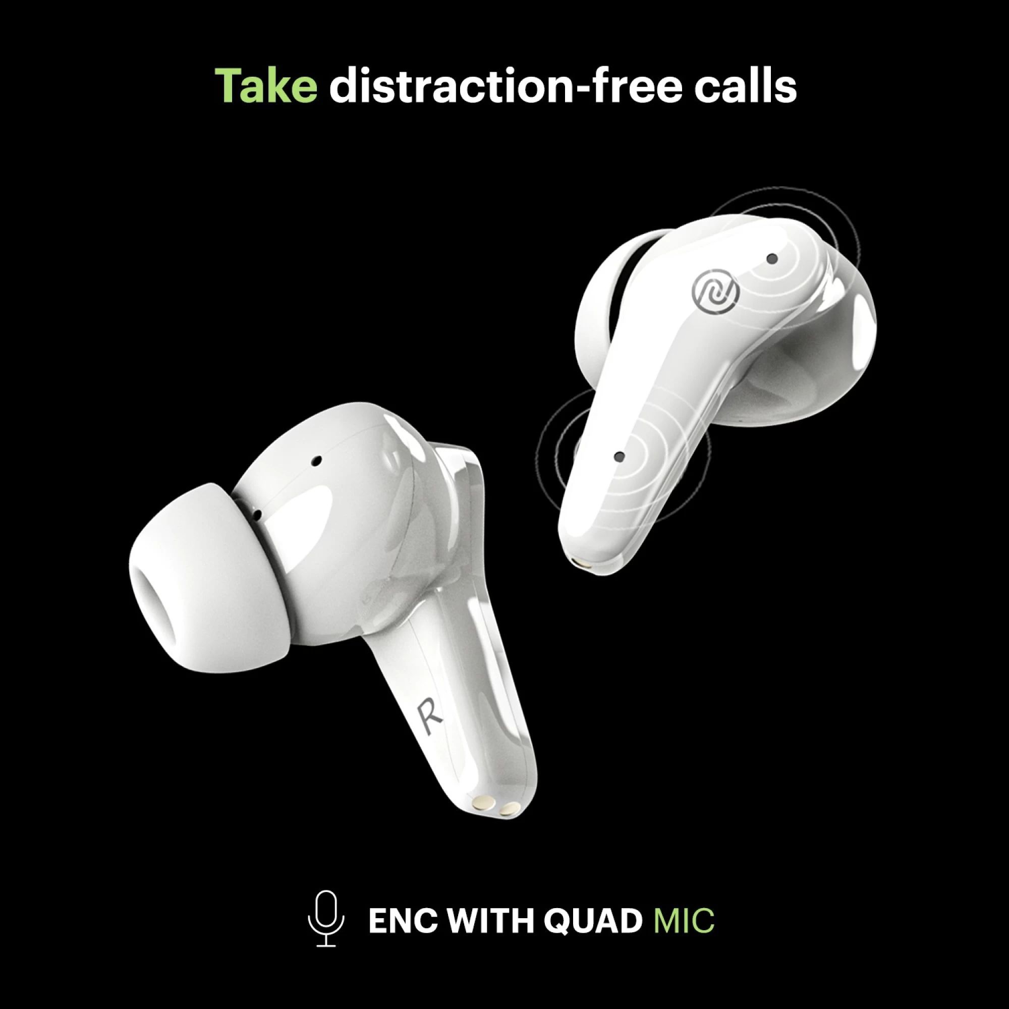 noise Buds VS102 Plus TWS Earbuds with Environmental Noise Cancellation (IPX5 Water Resistant, 11mm Driver, Snow White) noise Buds VS102 Plus TWS Earbuds with Environmental Noise Cancellation (IPX5 Water Resistant, 11mm Driver, Snow White)_6