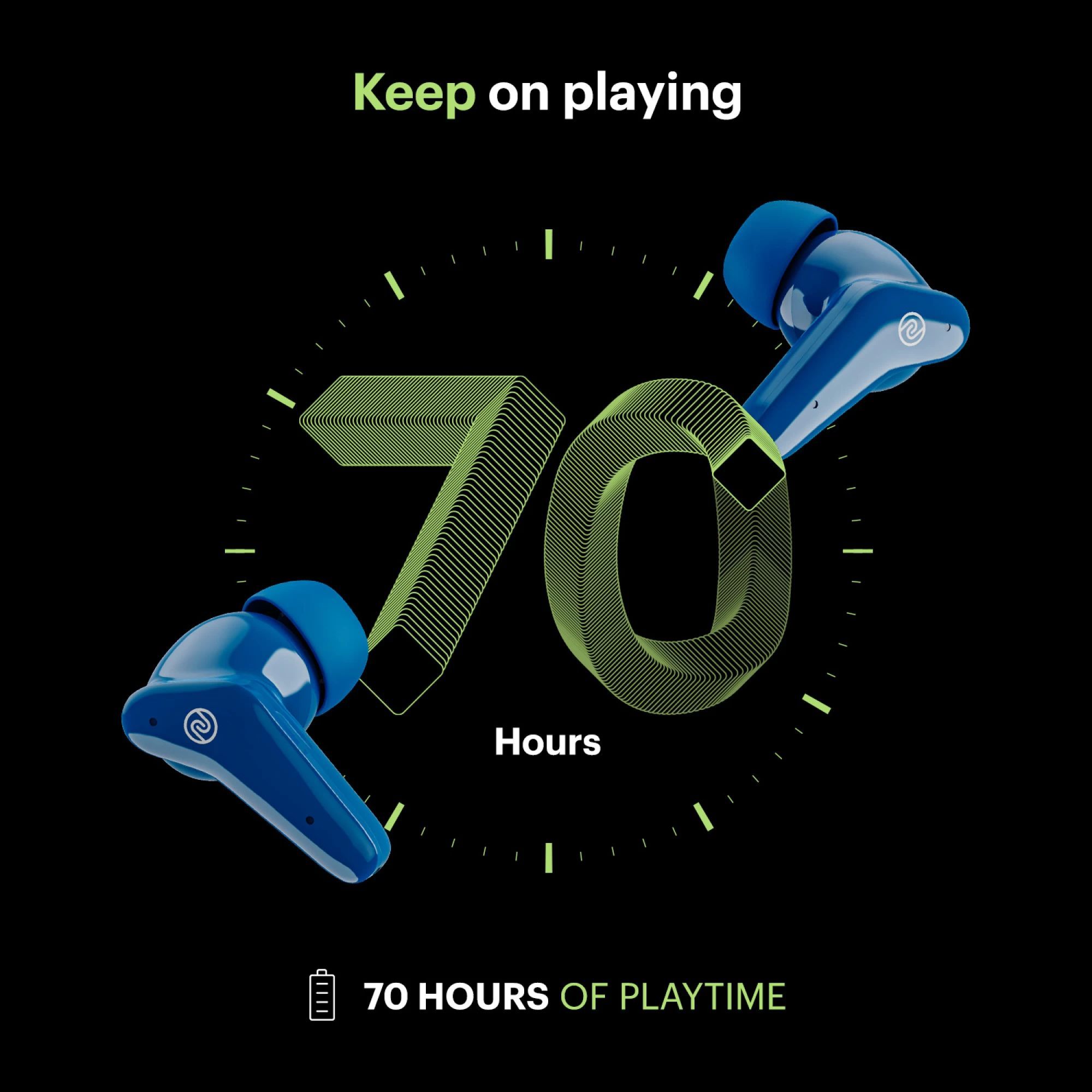 noise Buds VS102 Plus TWS Earbuds with Environmental Noise Cancellation (IPX5 Water Resistant, 11mm Driver, Space Blue)_3