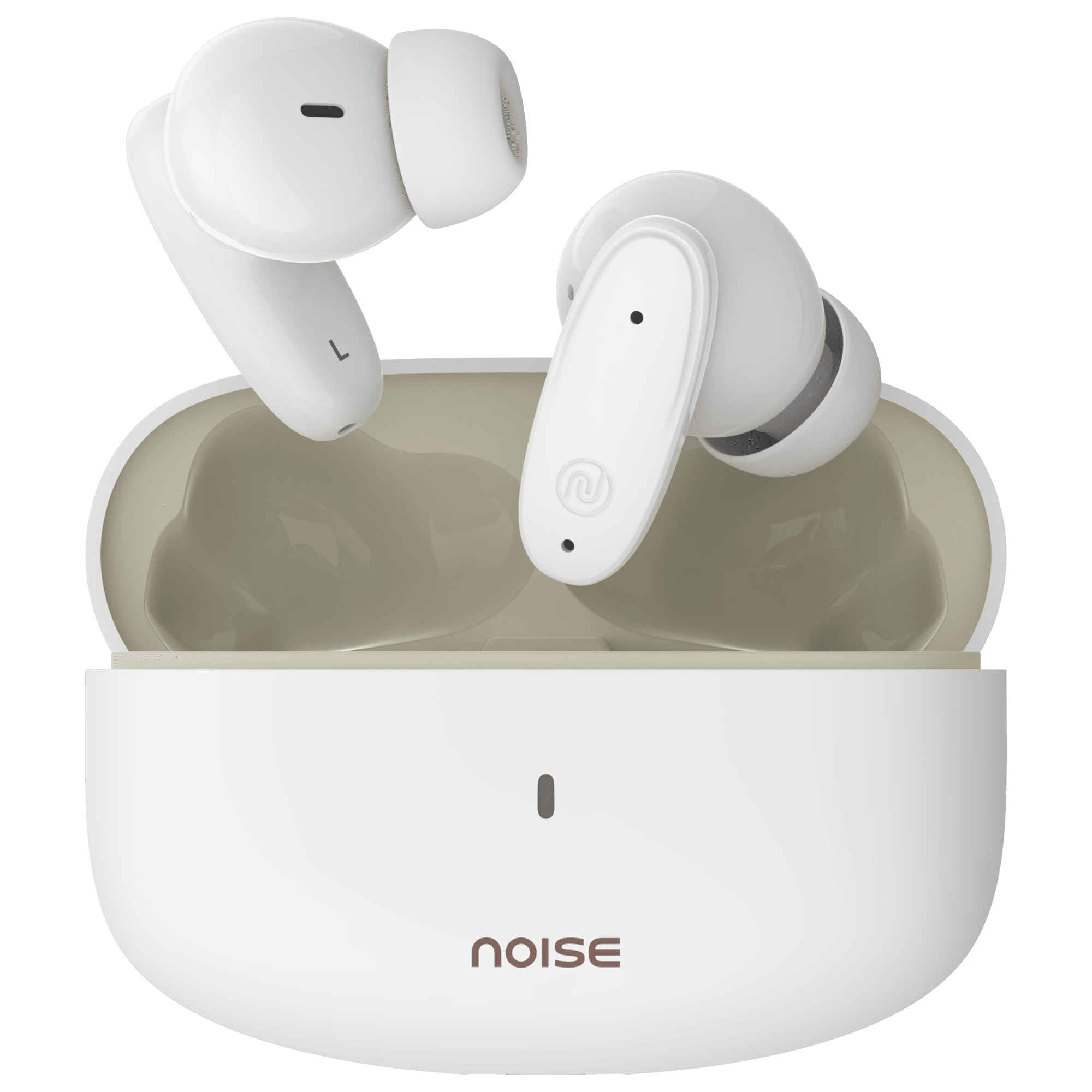 noise Buds Connect TWS Earbuds with Environmental Noise Cancellation (IPX5 Water Resistant, Hands Free Calling, Ivory White)_1