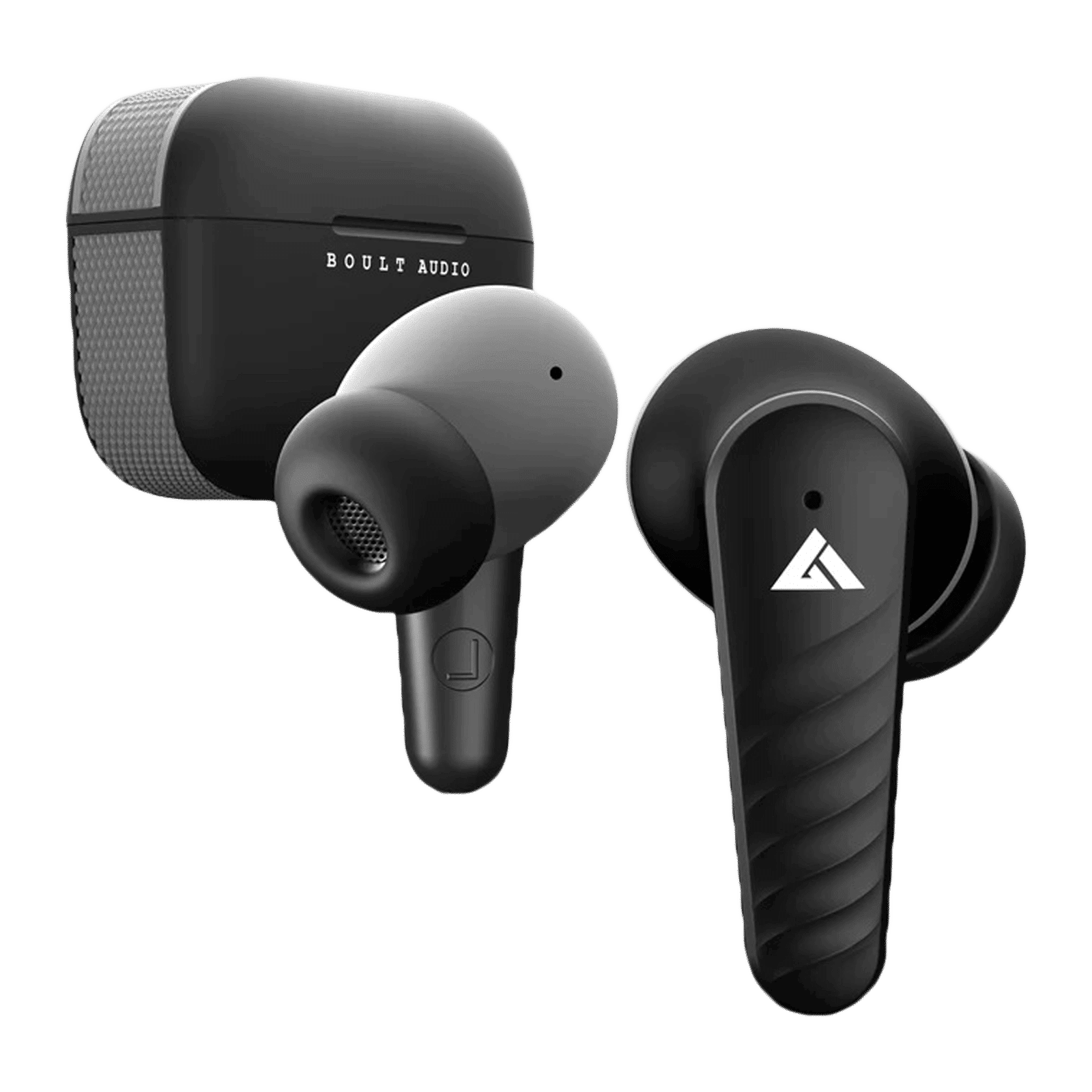 GOBOULT Rito TWS Earbuds with Environmental Noise Cancellation (IPX5 Water Resistant, Fast Charging, Black)_1