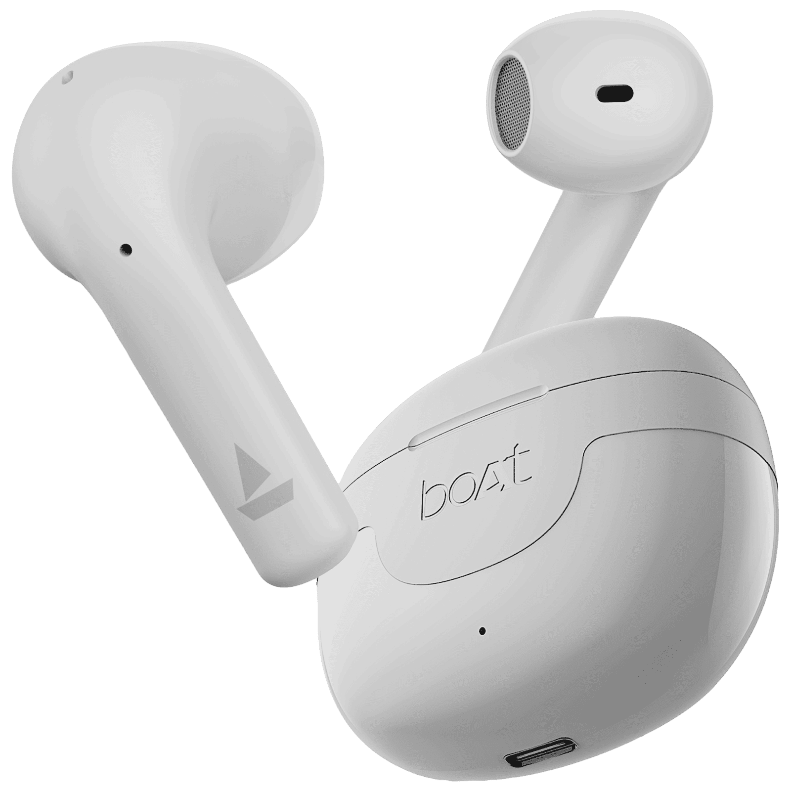 boAt Airdopes Hype TWS Earbuds with Environmental Noise Cancellation (IPX5 Water Resistant, ASAP Charge, Pearl White) boAt Airdopes Hype TWS Earbuds with Environmental Noise Cancellation (IPX5 Water Resistant, ASAP Charge, Pearl White)_1