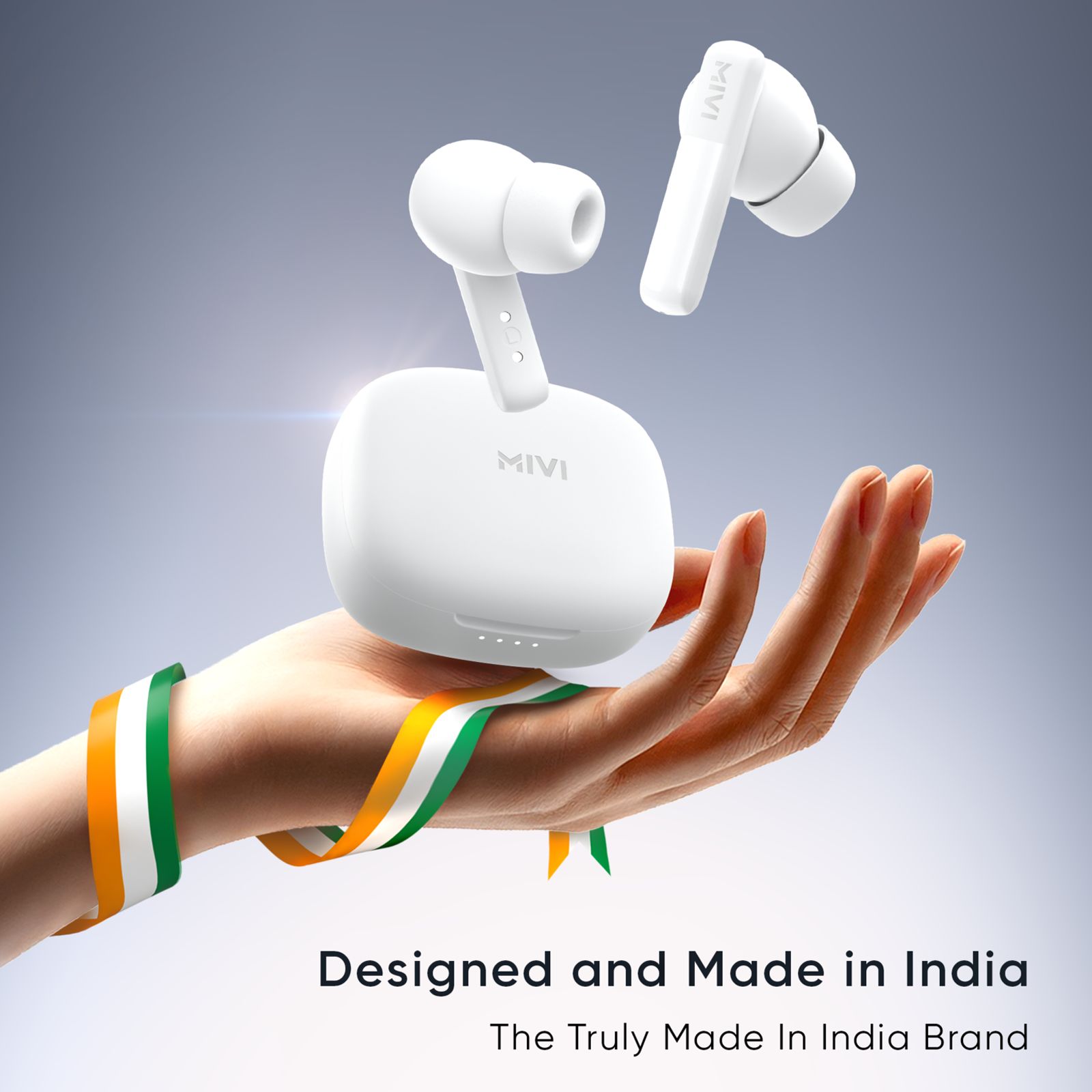 MIVI DuoPods T20 TWS Earbuds with Environmental Noise Cancellation (IPX4 Water Resistant, 45 Hours Playtime, White)_7