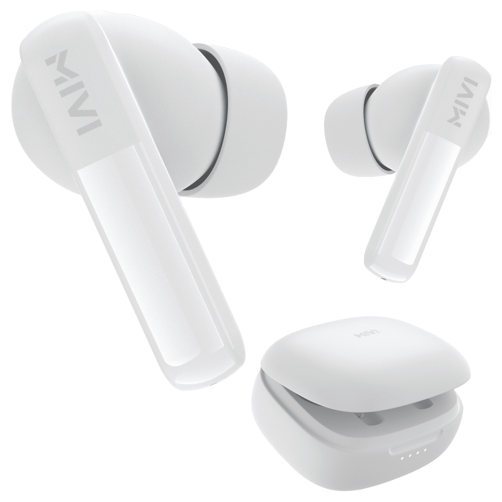 MIVI DuoPods T20 TWS Earbuds with Environmental Noise Cancellation (IPX4 Water Resistant, 45 Hours Playtime, White)_1