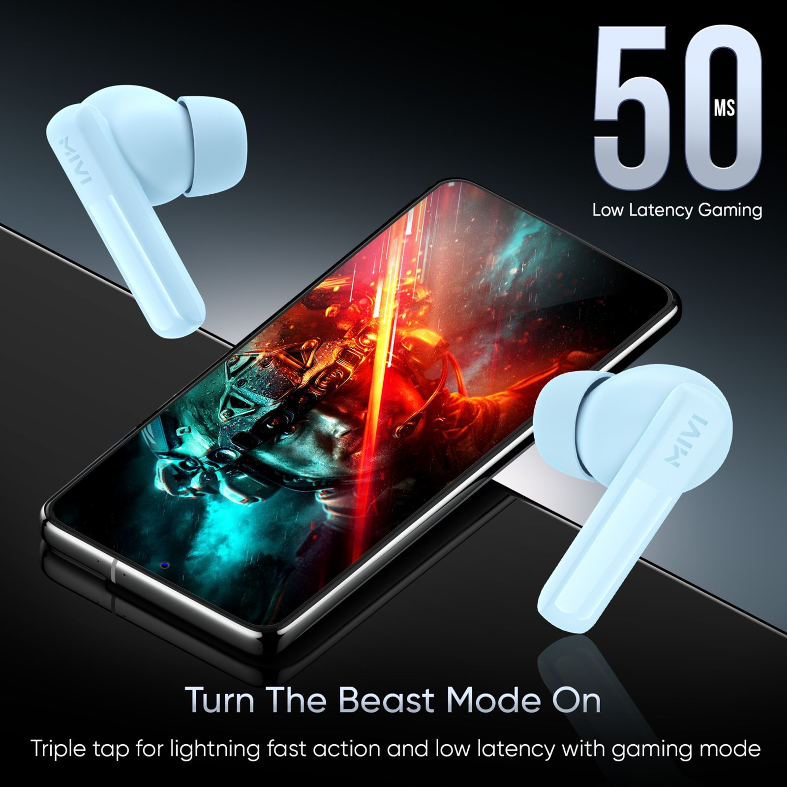 MIVI DuoPods T20 TWS Earbuds with Environmental Noise Cancellation (IPX4 Water Resistant, 45 Hours Playtime, Brisk Blue) MIVI DuoPods T20 TWS Earbuds with Environmental Noise Cancellation (IPX4 Water Resistant, 45 Hours Playtime, Brisk Blue)_3