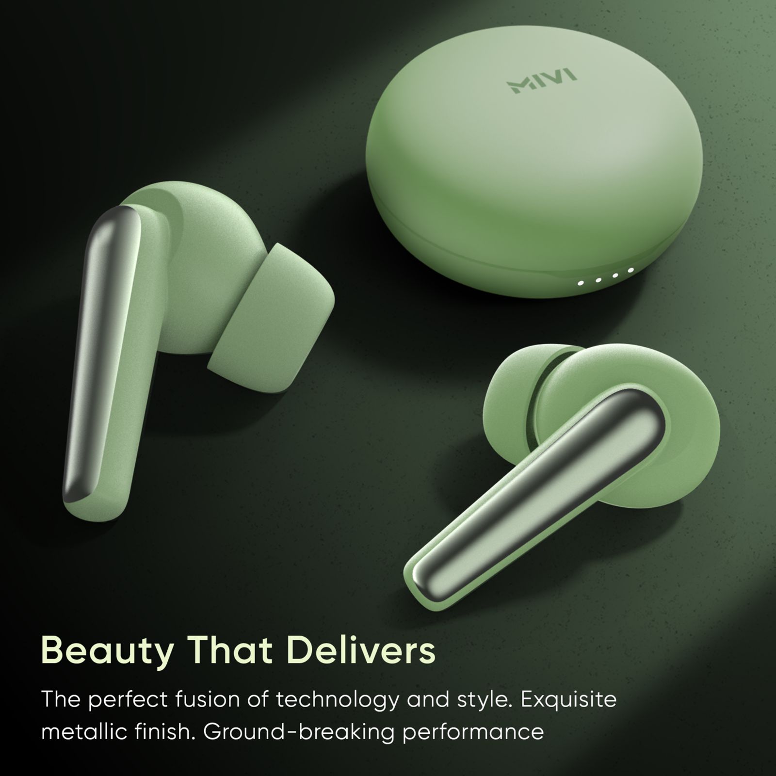 MIVI DuoPods T50 TWS Earbuds with Environmental Noise Cancellation (IPX4 Sweat Resistant, 13mm Bass Drivers, Lush Green) MIVI DuoPods T50 TWS Earbuds with Environmental Noise Cancellation (IPX4 Sweat Resistant, 13mm Bass Drivers, Lush Green)_2