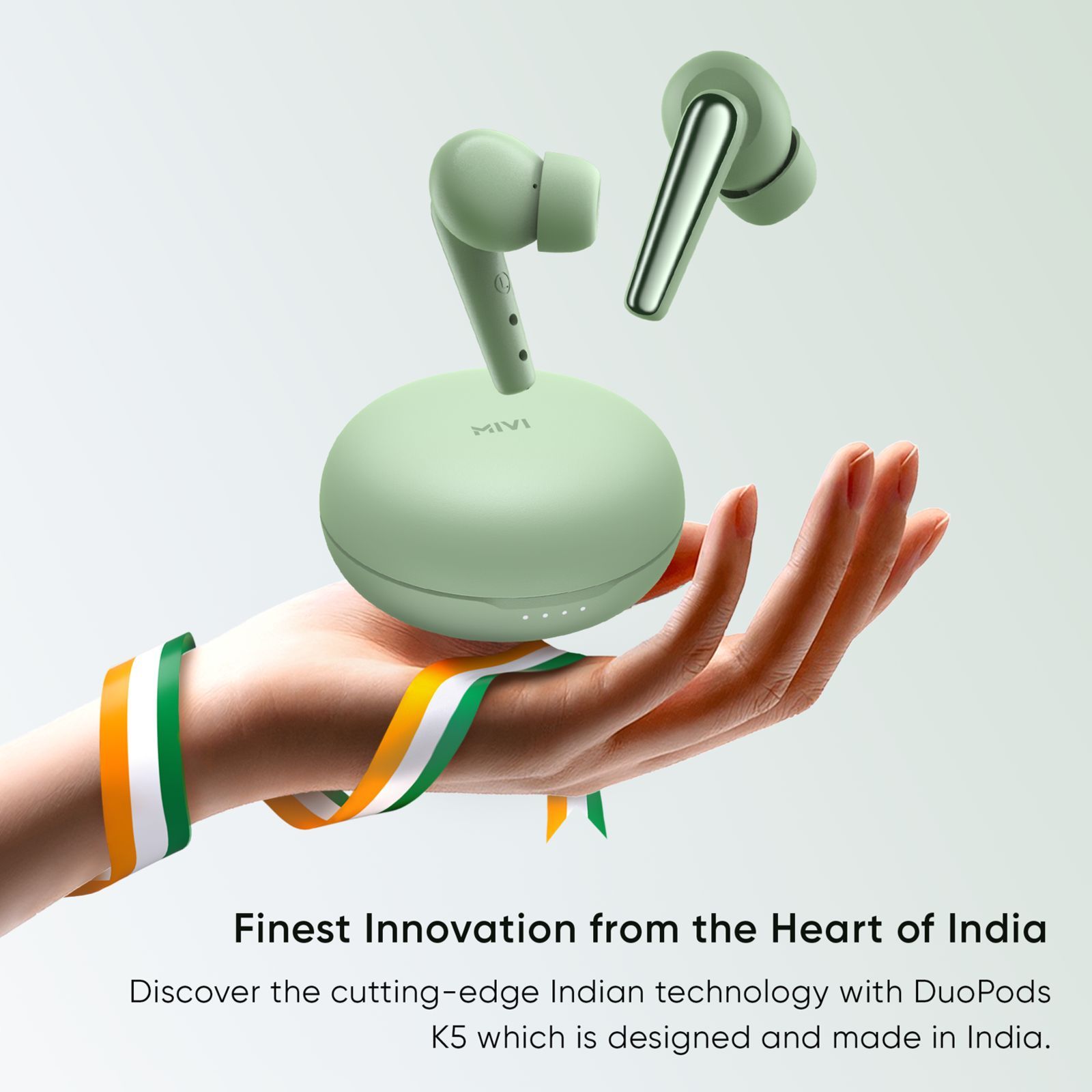 MIVI DuoPods T50 TWS Earbuds with Environmental Noise Cancellation (IPX4 Sweat Resistant, 13mm Bass Drivers, Lush Green) MIVI DuoPods T50 TWS Earbuds with Environmental Noise Cancellation (IPX4 Sweat Resistant, 13mm Bass Drivers, Lush Green)_7