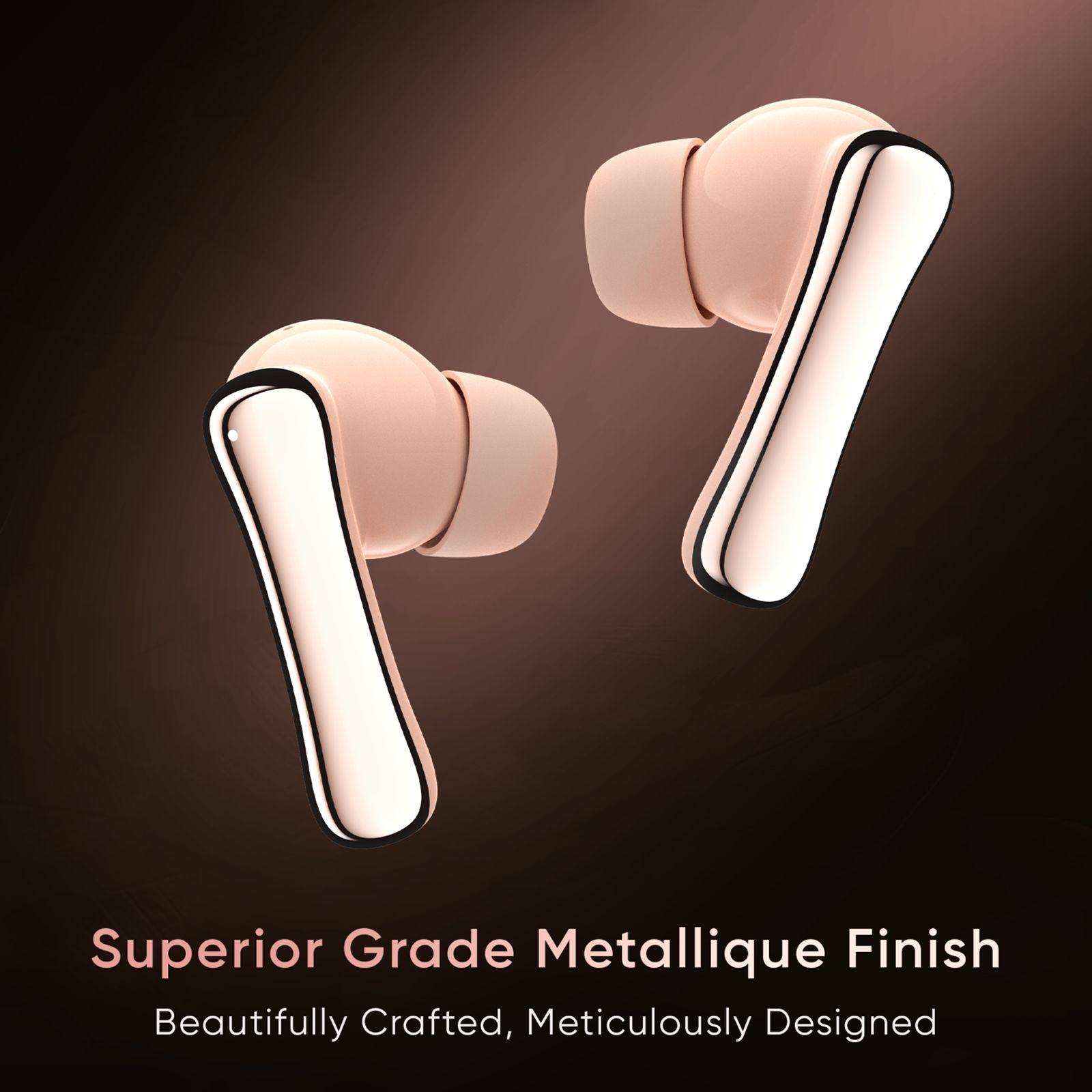 MIVI DuoPods T80 TWS Earbuds with Environmental Noise Cancellation (IPX4 Water Resistant, 13mm Bass Drivers, Coral) MIVI DuoPods T80 TWS Earbuds with Environmental Noise Cancellation (IPX4 Water Resistant, 13mm Bass Drivers, Coral)_2
