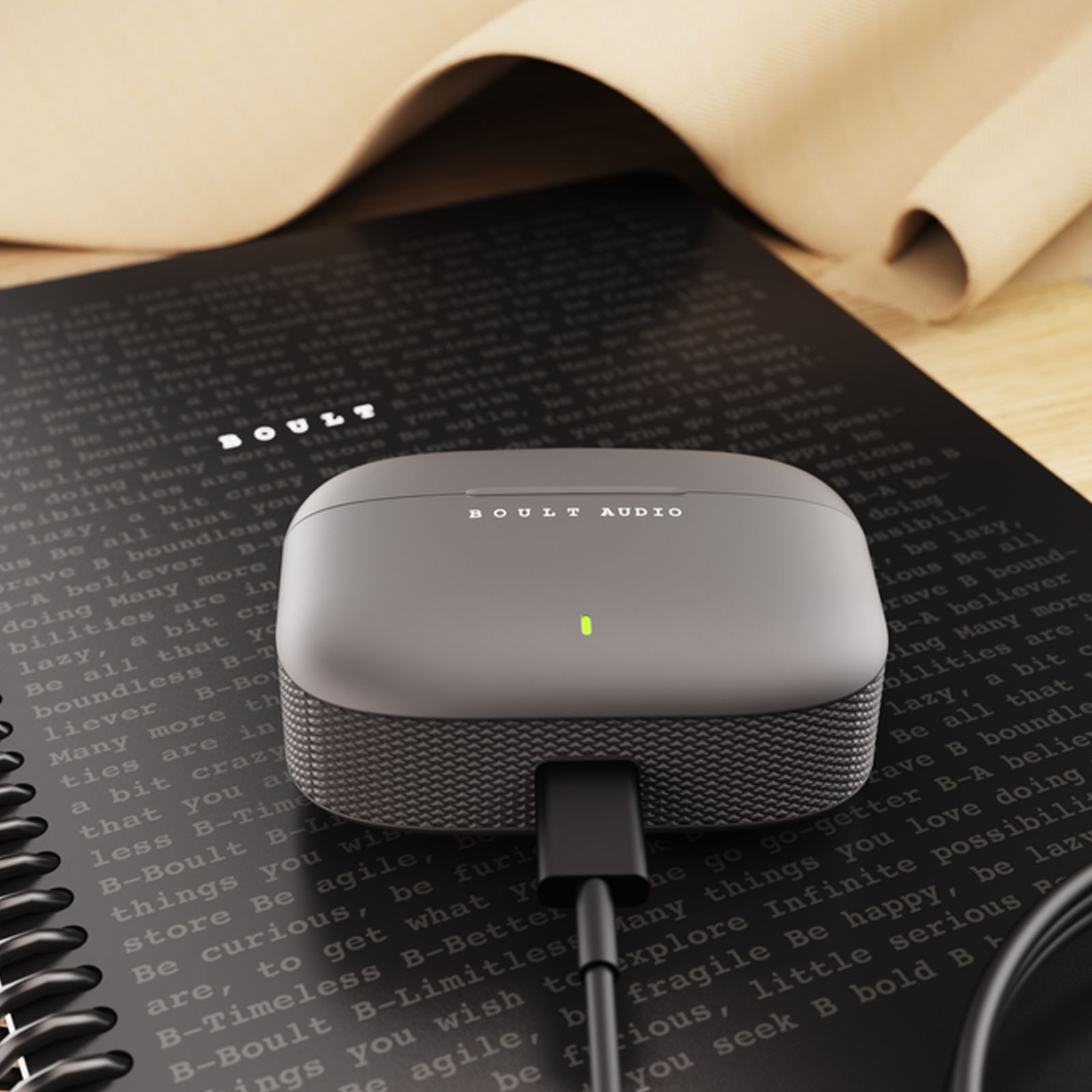 GOBOULT X10 Pro TWS Earbuds with Environmental Noise Cancellation (IPX5 Water Resistant, Fast Charging, Grey) GOBOULT X10 Pro TWS Earbuds with Environmental Noise Cancellation (IPX5 Water Resistant, Fast Charging, Grey)_3